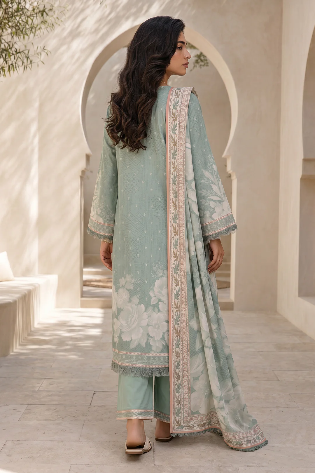 Shirt Shalwar Dupatta - 8036 - Image 6