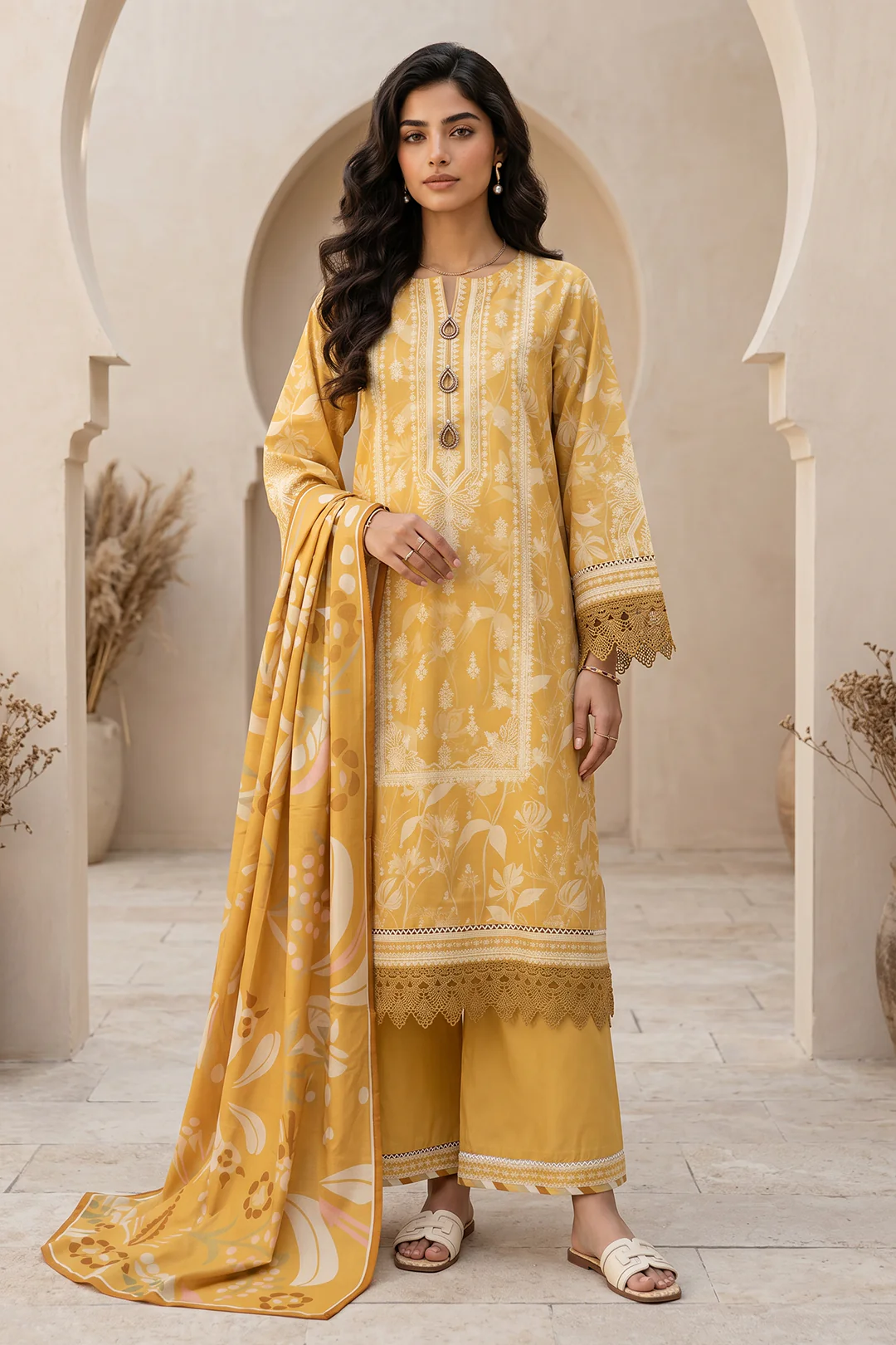 Shirt Shalwar Dupatta - 8038
