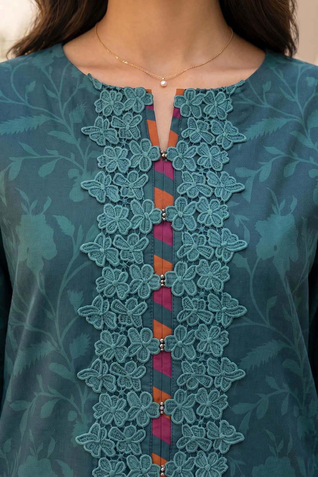 Shirt Shalwar Dupatta - 8040 - Image 3