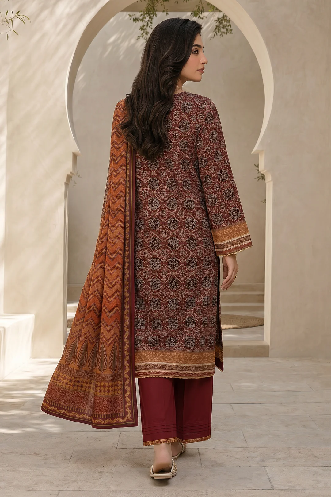 Shirt Shalwar Dupatta - 8042 - Image 6