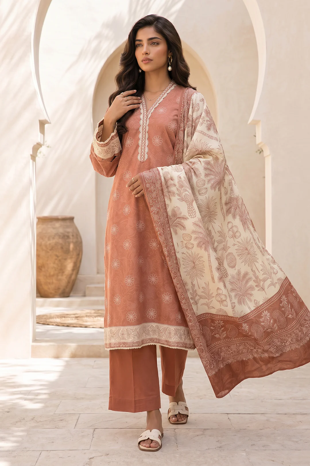 Shirt Shalwar Dupatta - 8047 - Image 3