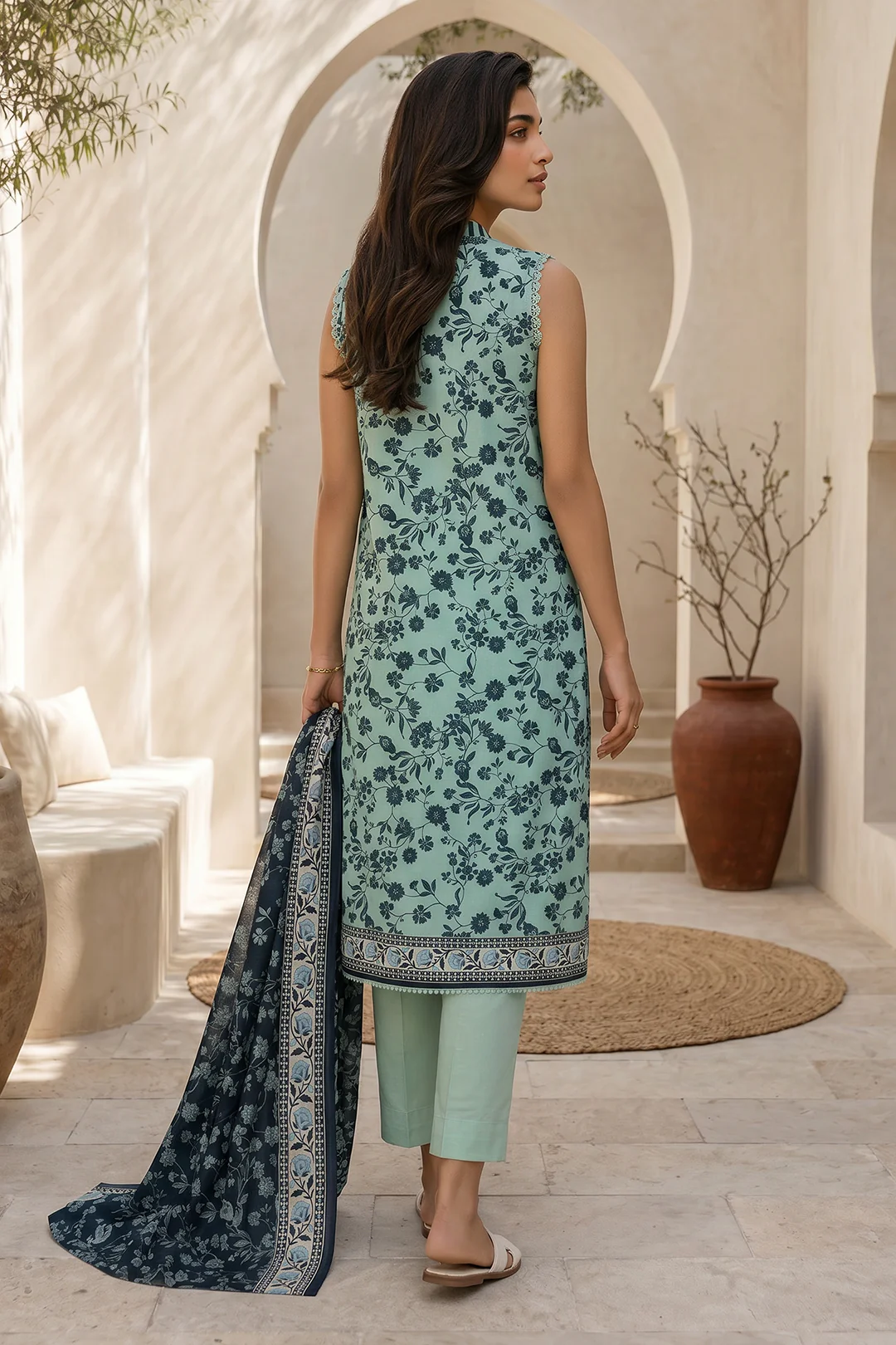 Shirt Shalwar Dupatta - 8048 - Image 5