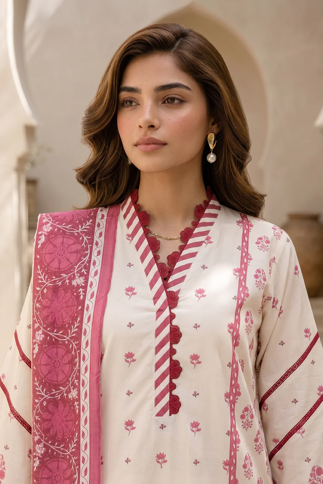 Shirt Shalwar Dupatta - 8049 - Image 2