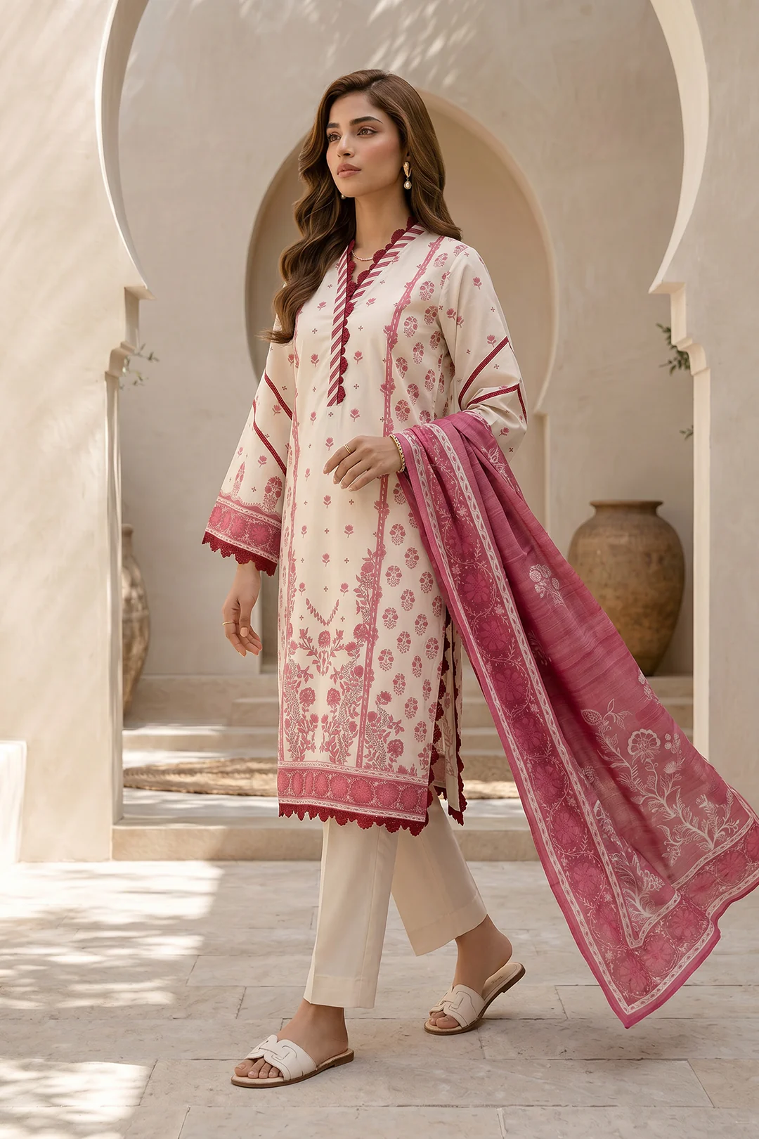 Shirt Shalwar Dupatta - 8049 - Image 6