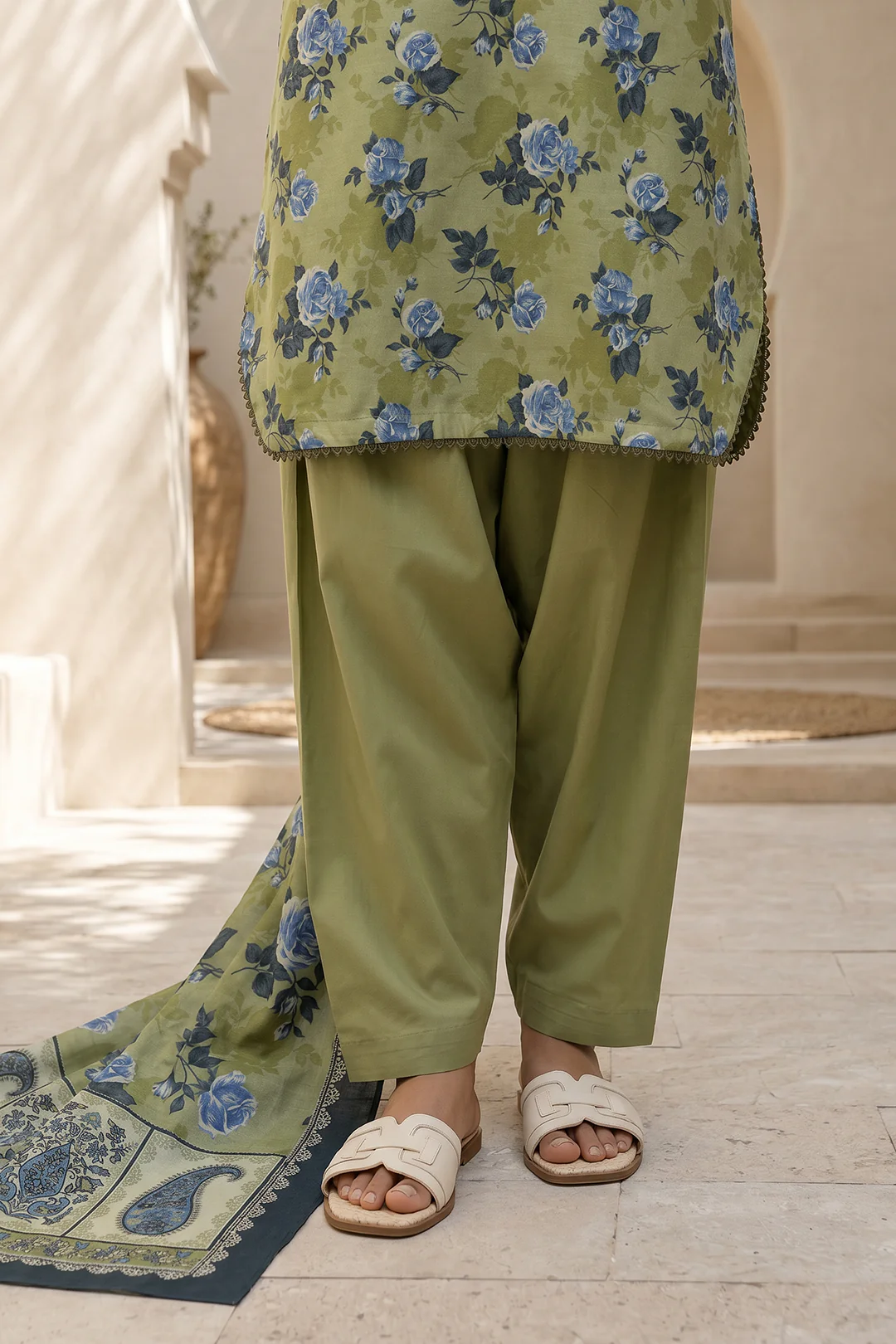 Shirt Shalwar Dupatta - 8050 - Image 4