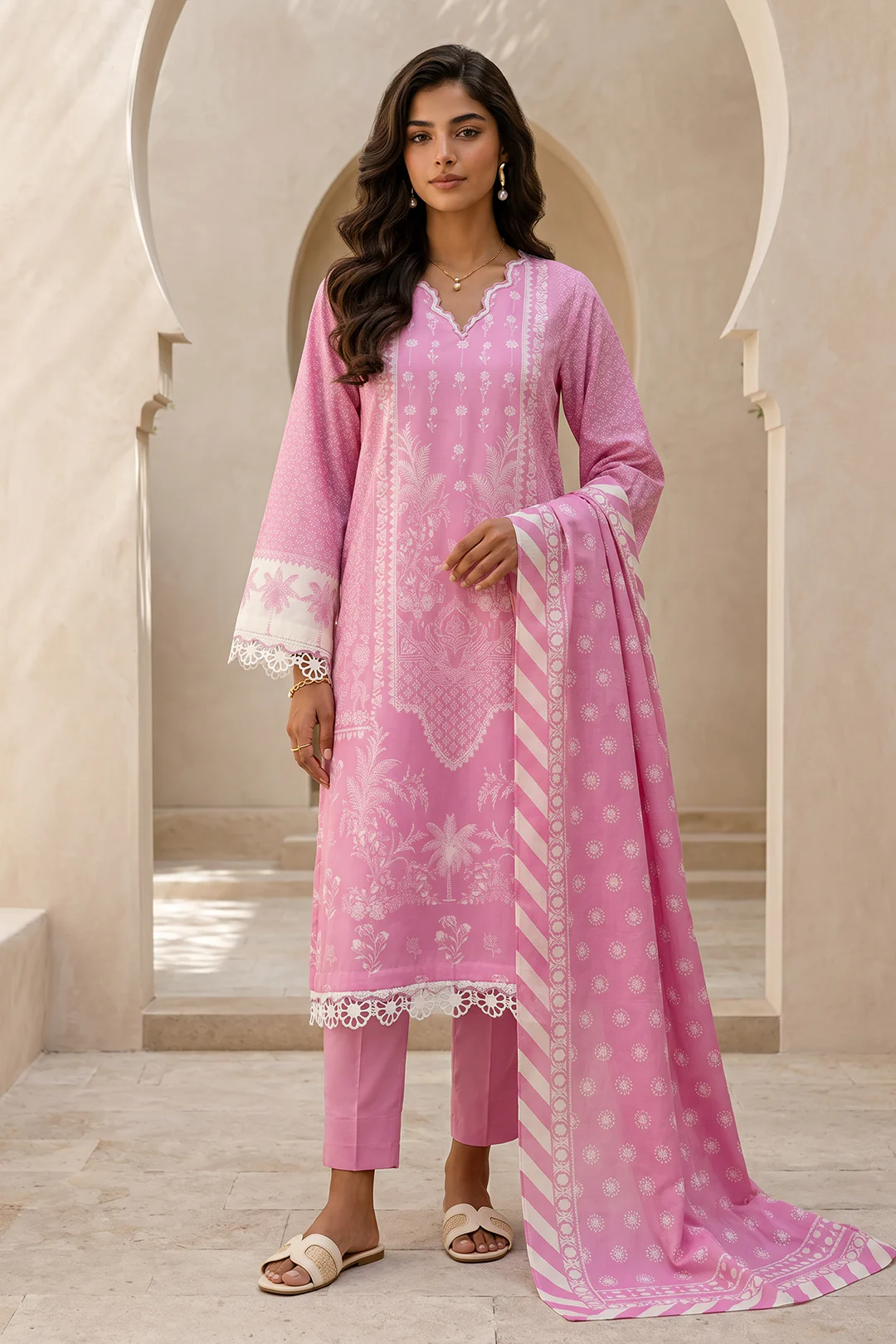 Shirt Shalwar Dupatta - 8059
