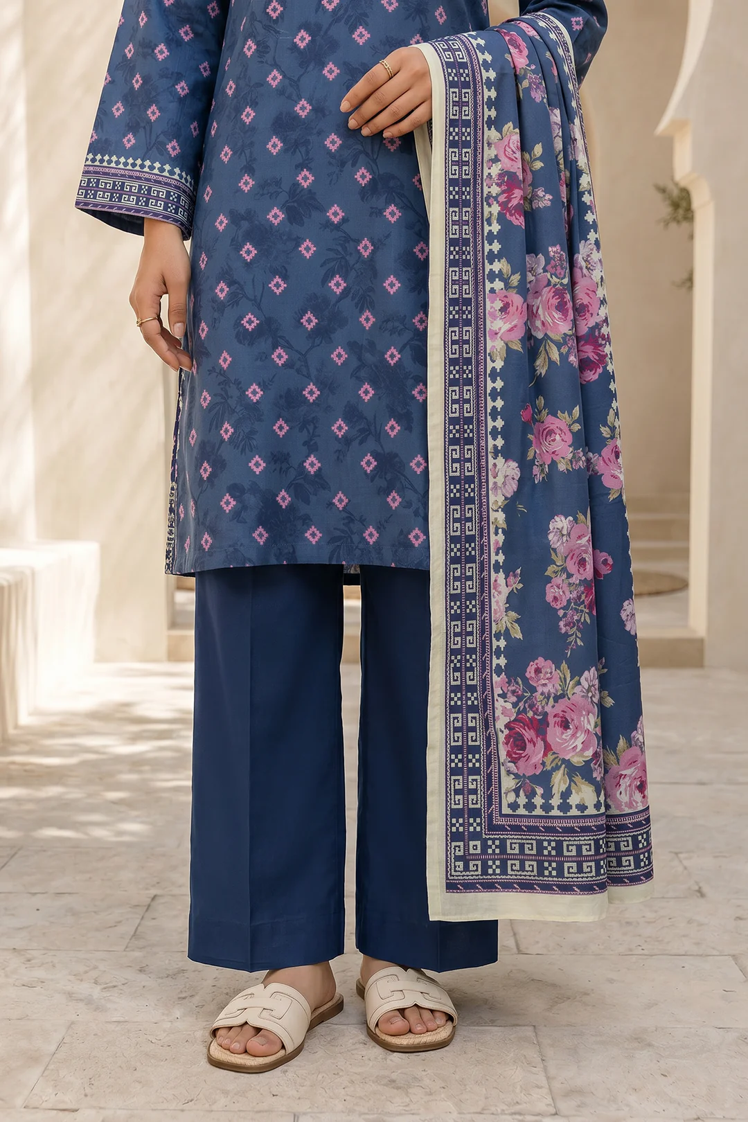Shirt Shalwar Dupatta - 8060 - Image 4