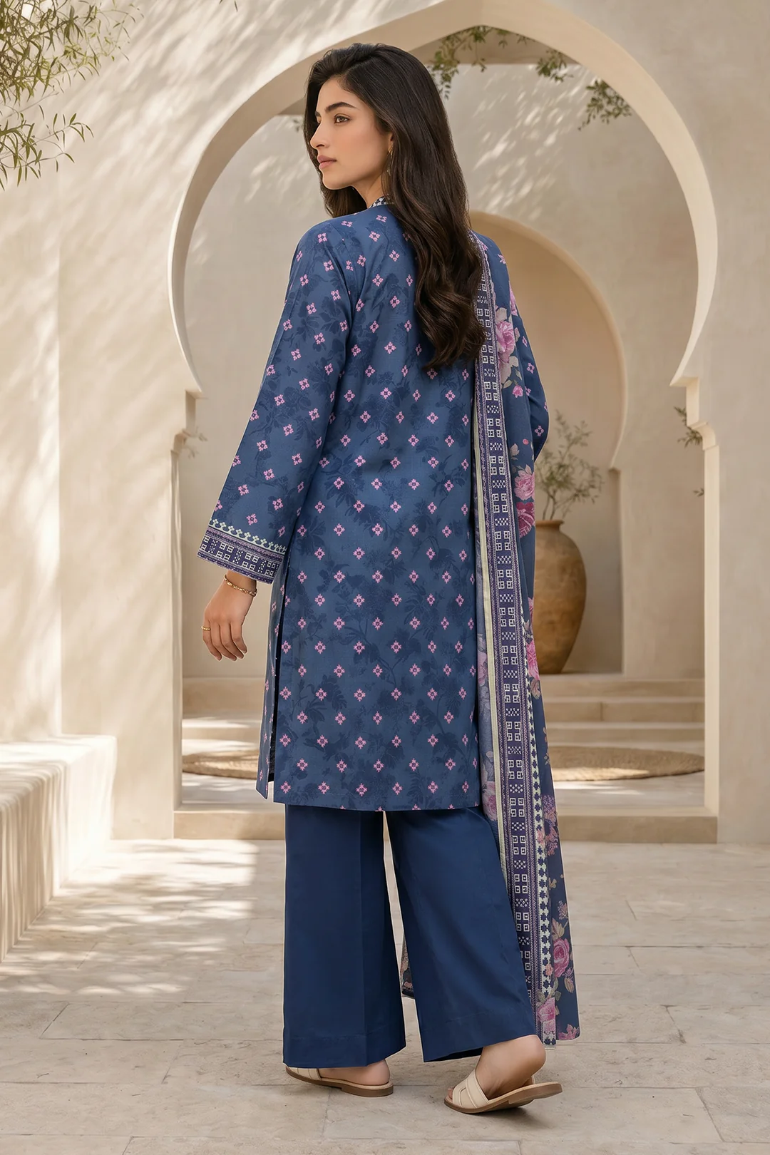 Shirt Shalwar Dupatta - 8060 - Image 6