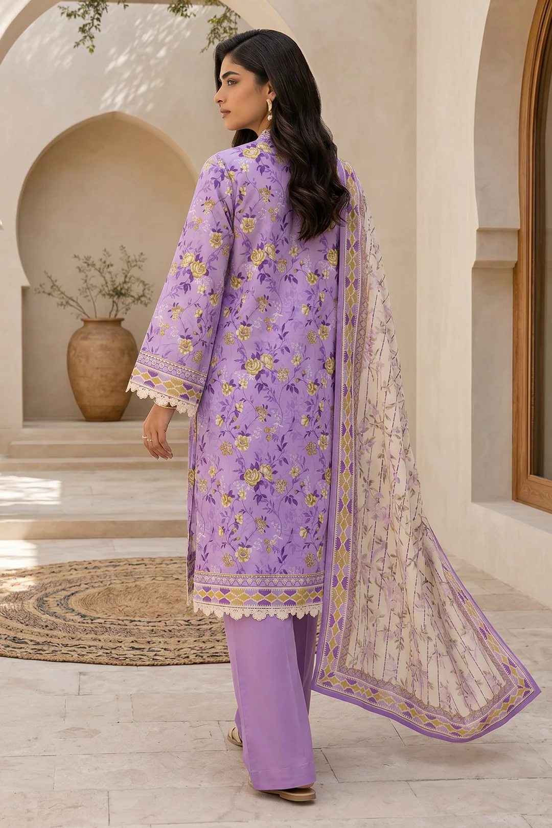 Shirt Shalwar Dupatta - 8061 - Image 6