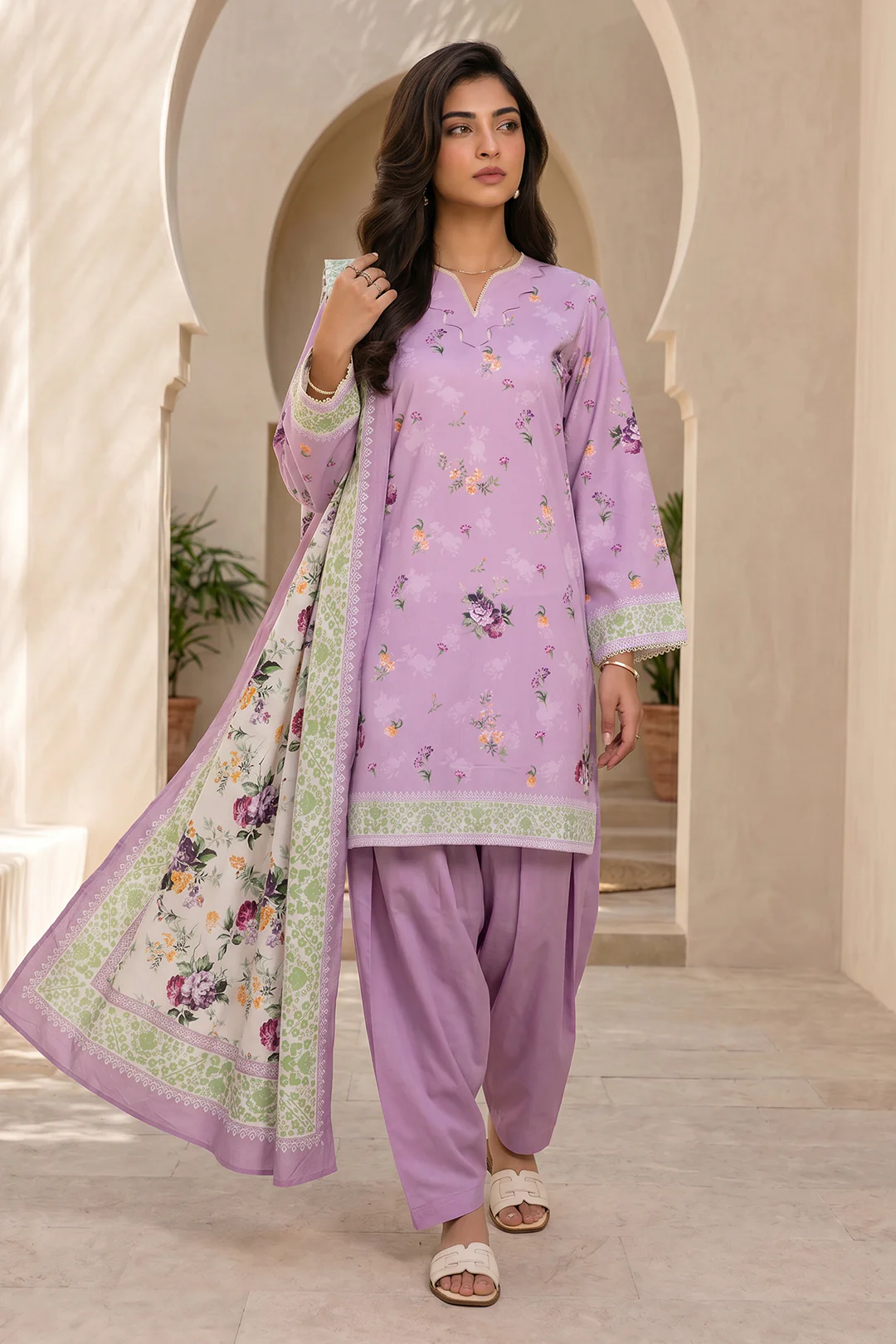 Shirt Shalwar Dupatta - 8063 - Image 3