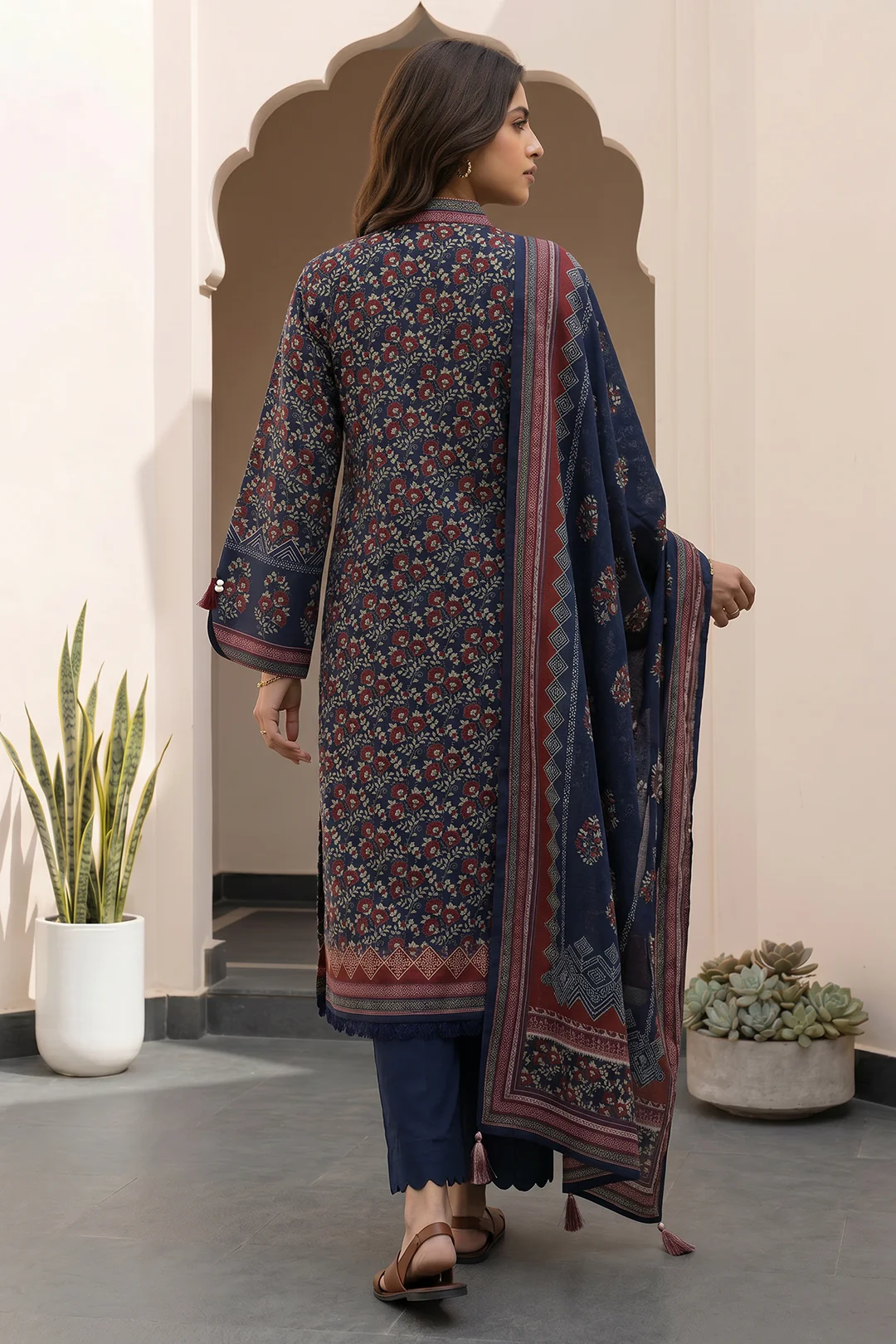 Shirt Shalwar Dupatta - 8101 - Image 7