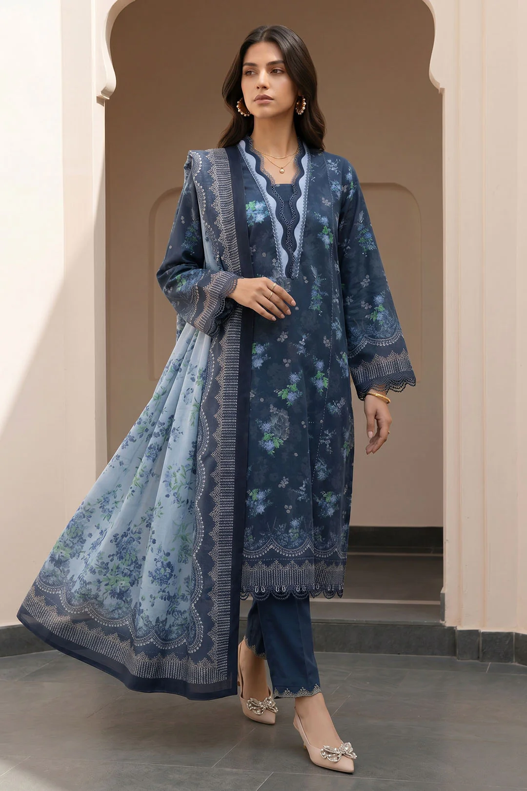 Shirt Shalwar Dupatta - 8107 - Image 2