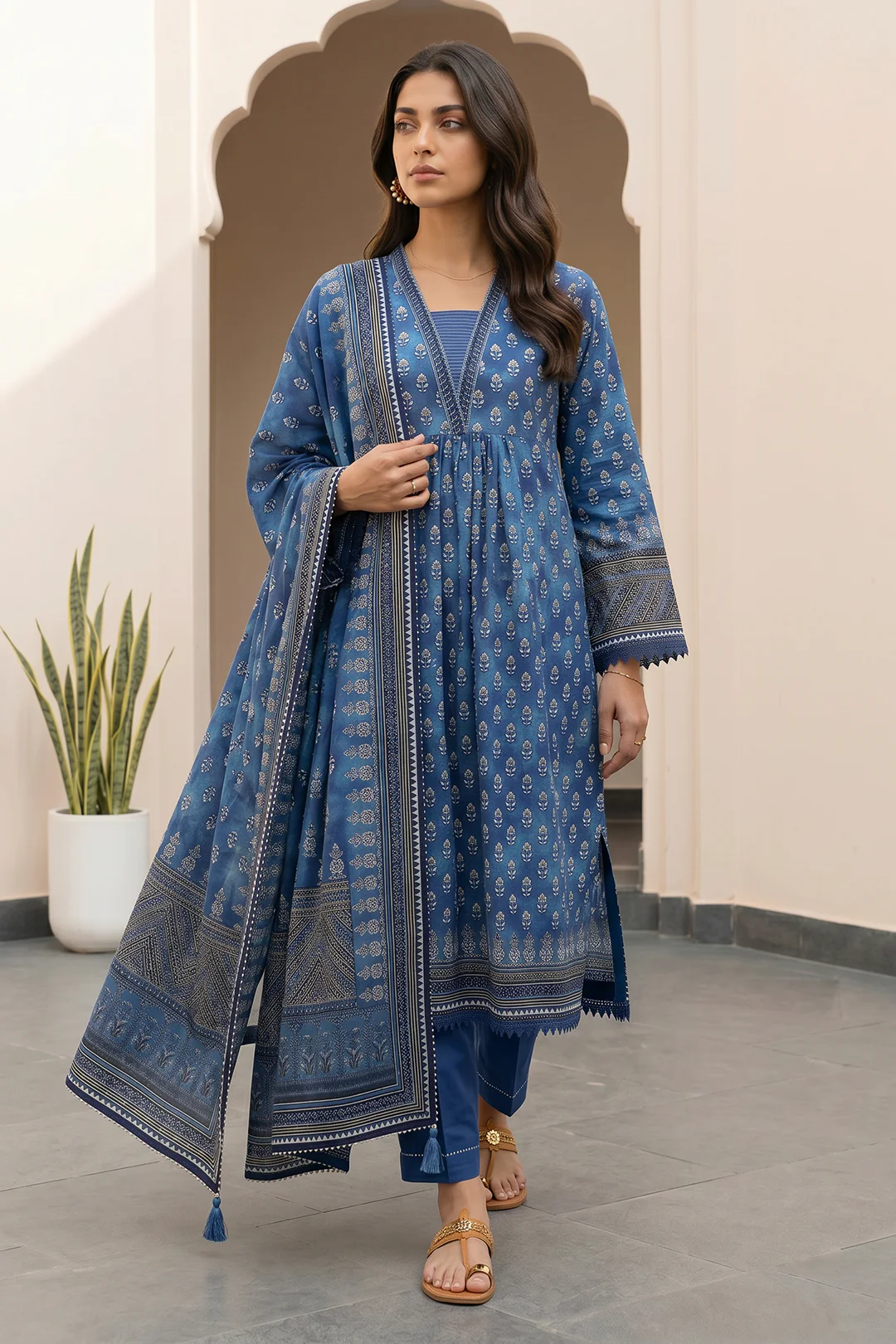 Shirt Shalwar Dupatta - 8111 - Image 3