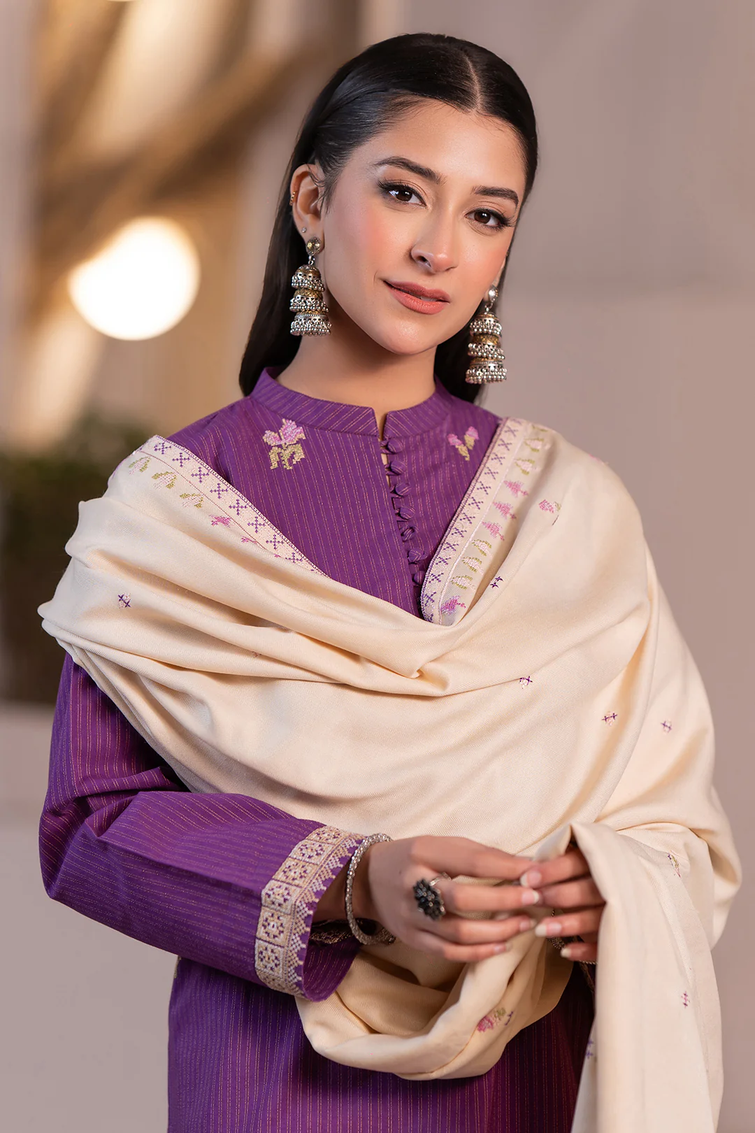 Embroidered Shirt Shalwar Dupatta - 0481 - Image 2