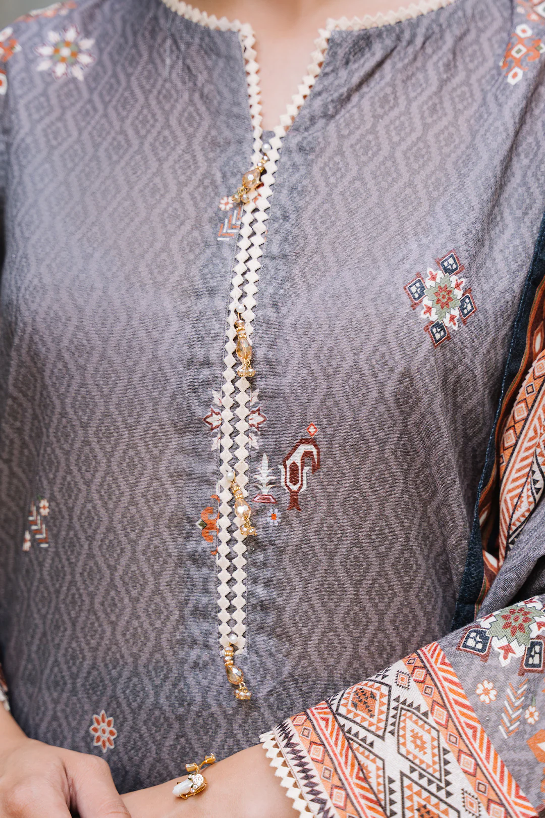 Shirt Shalwar Dupatta - 0210 - Image 4
