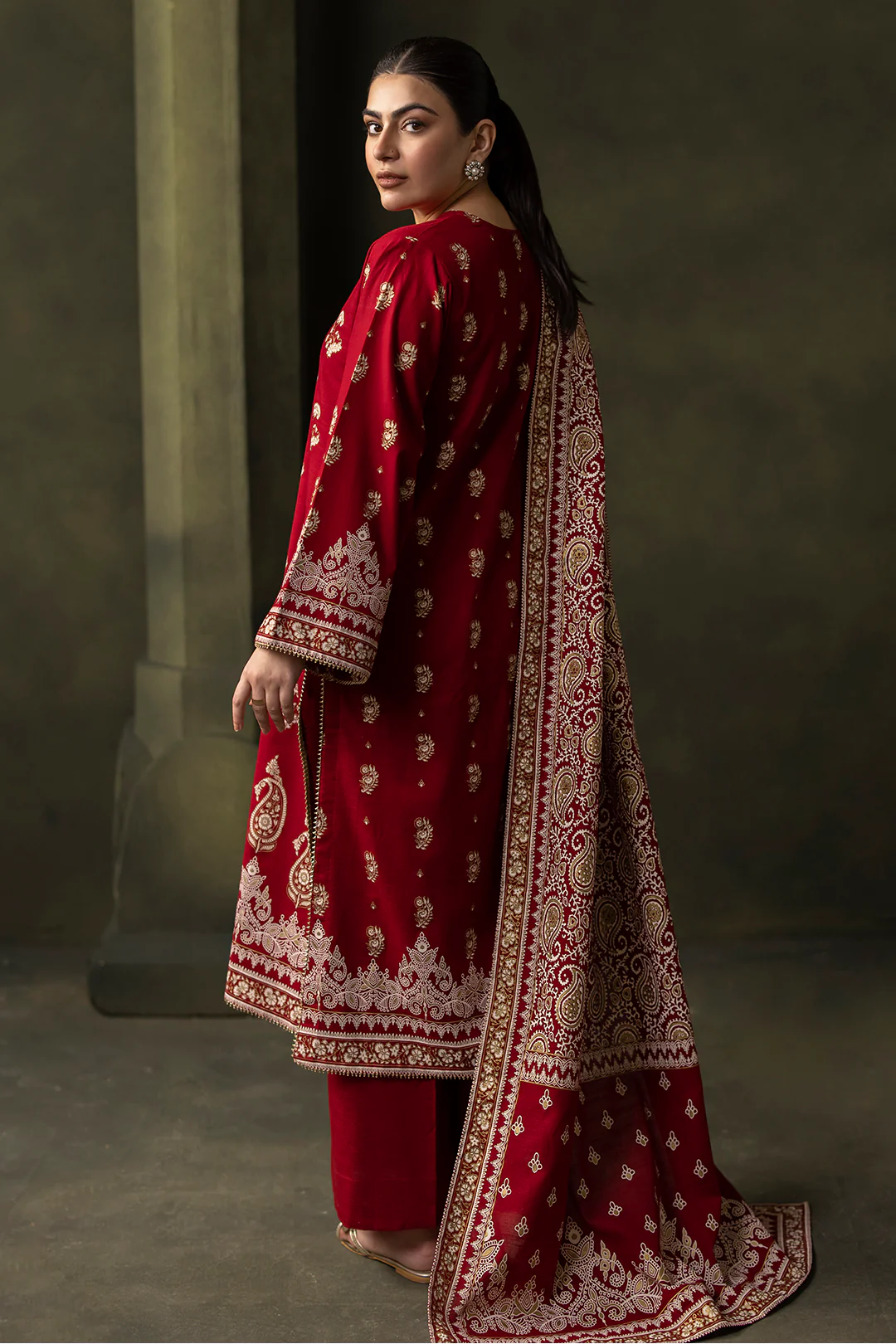 Shirt Shalwar Dupatta - 0213 - Image 5