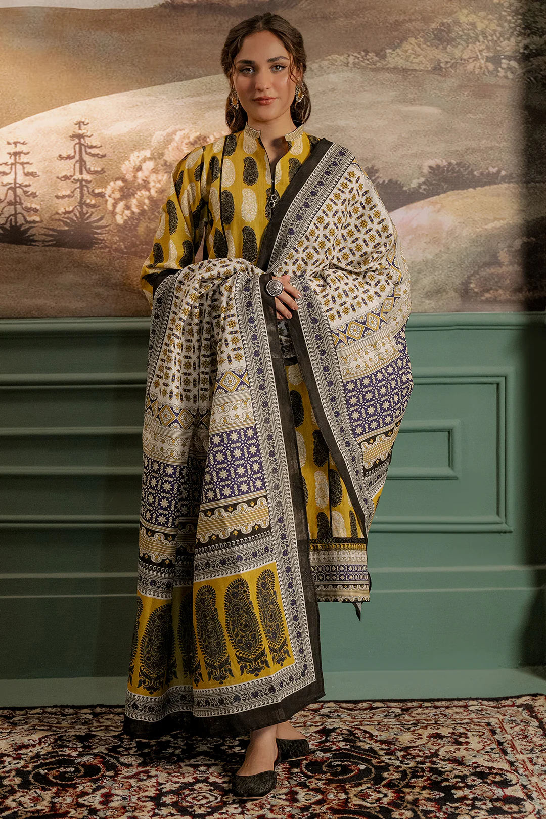 Shirt Shalwar Dupatta - 0371 - Image 3