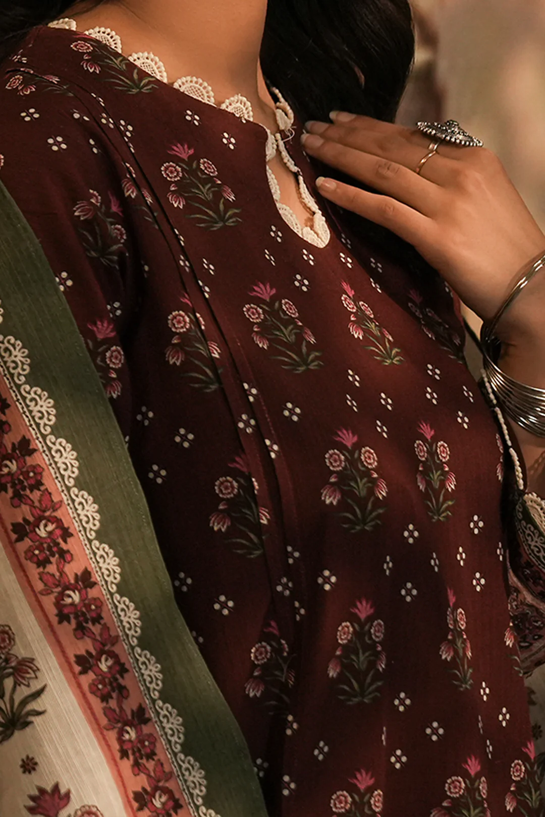 Shirt Shalwar Dupatta - 0373 - Image 4