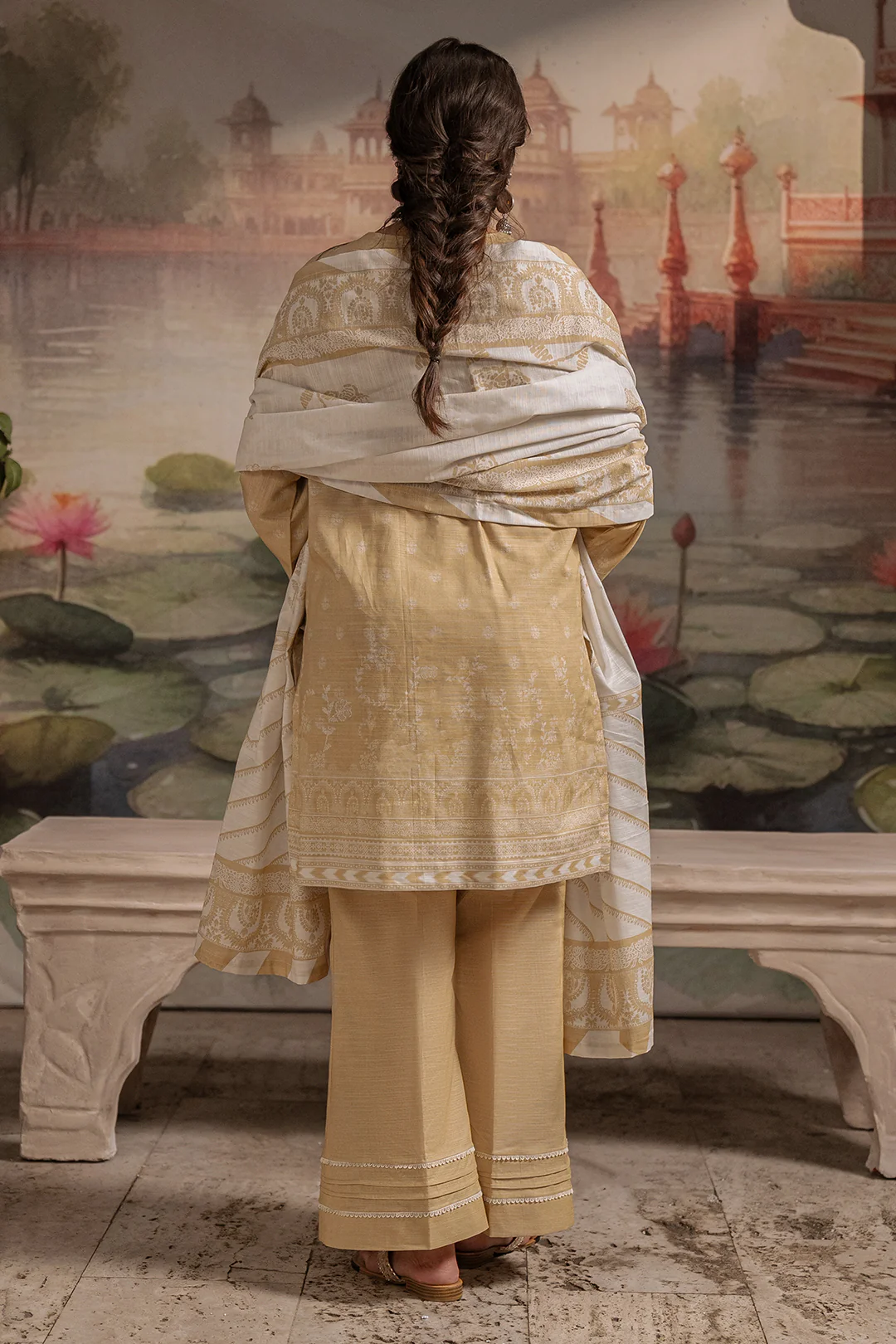 Shirt Shalwar Dupatta - 0393 - Image 5