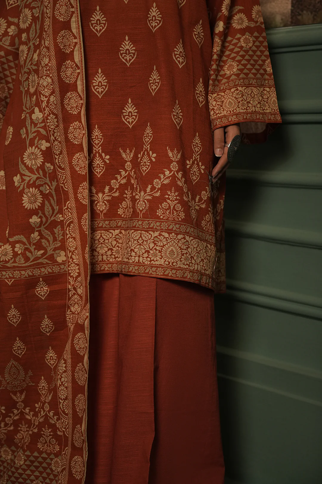 Shirt Shalwar Dupatta - 0442 - Image 3