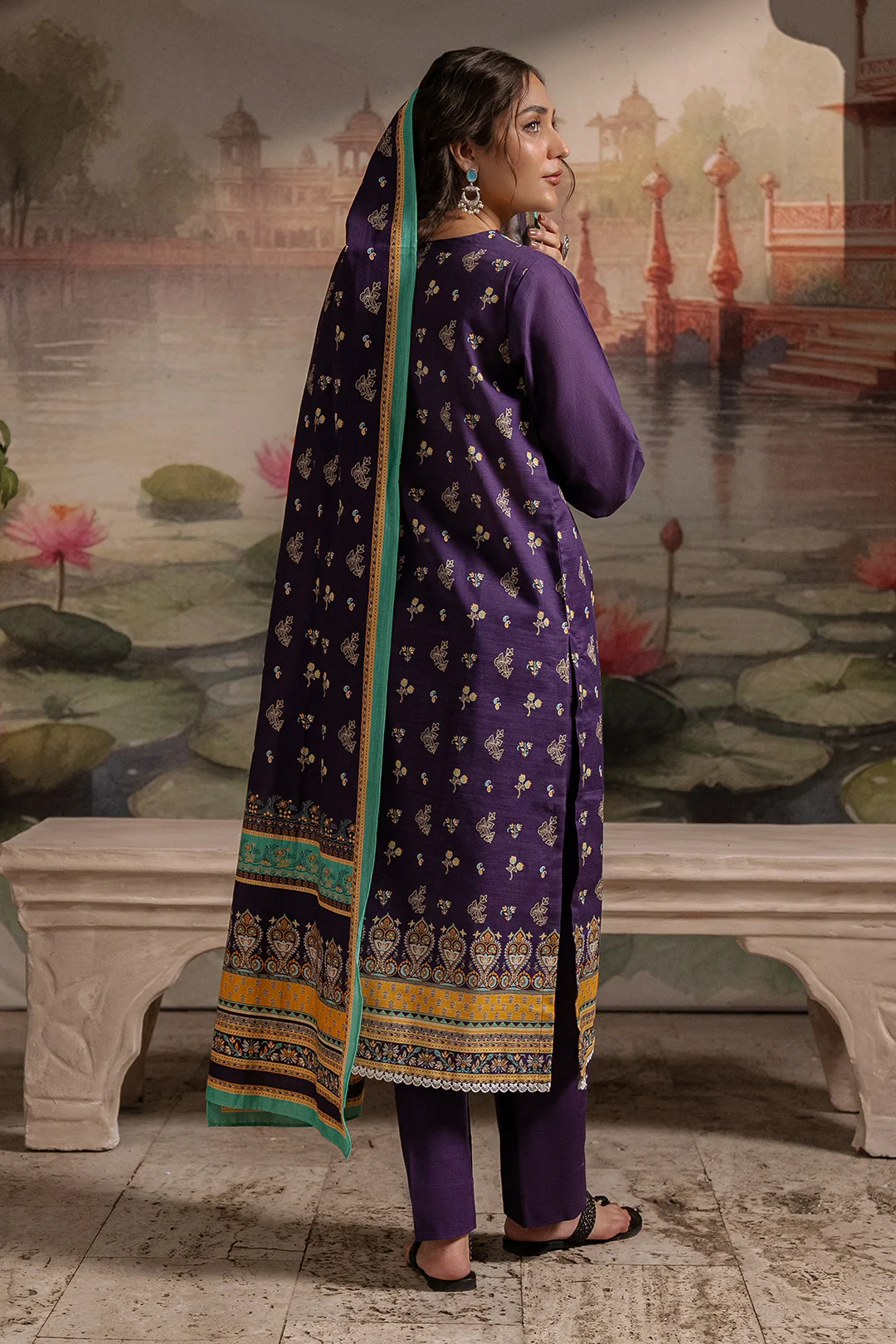 Shirt Shalwar Dupatta - 0455 - Image 5