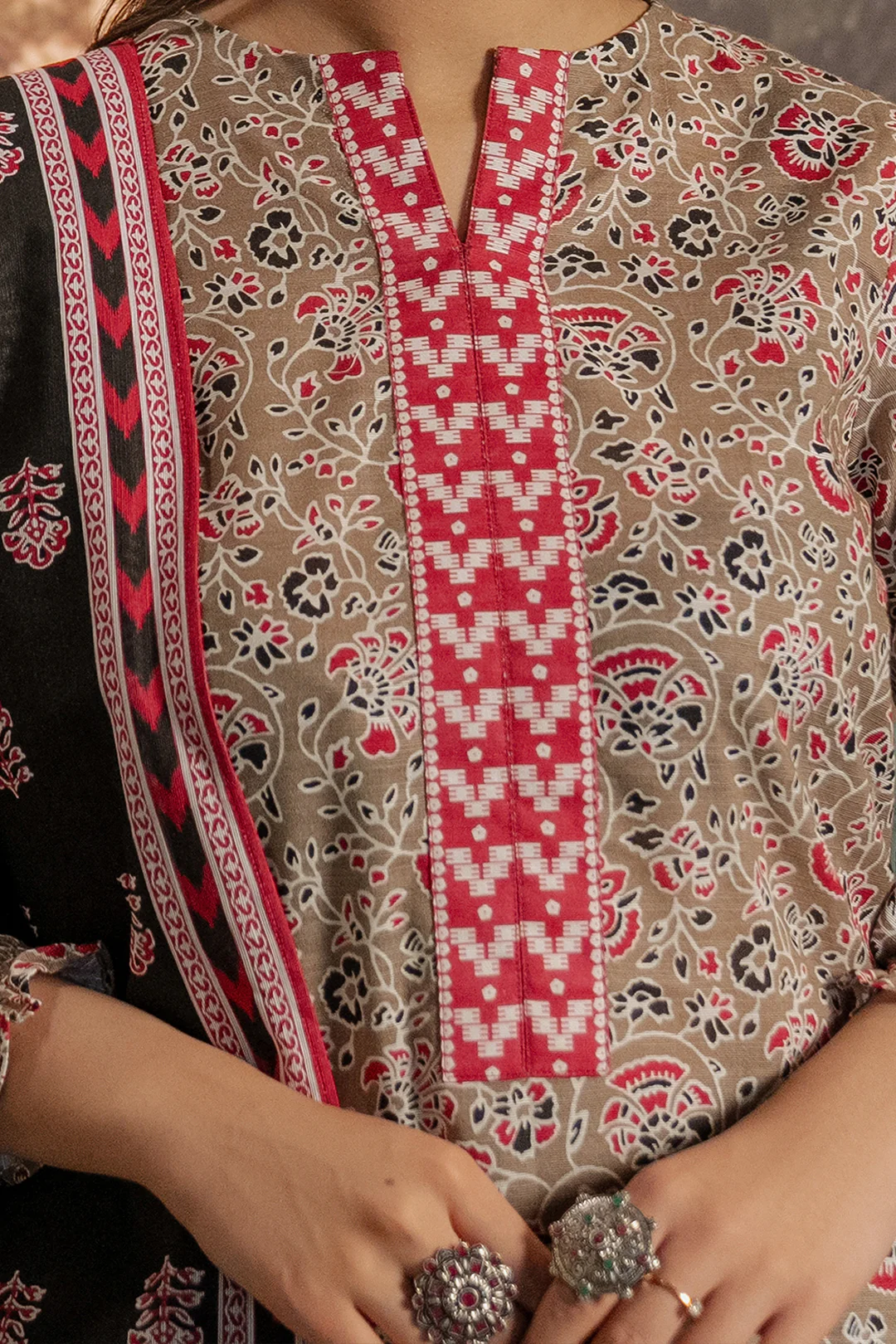 Shirt Shalwar Dupatta - 0456 - Image 3