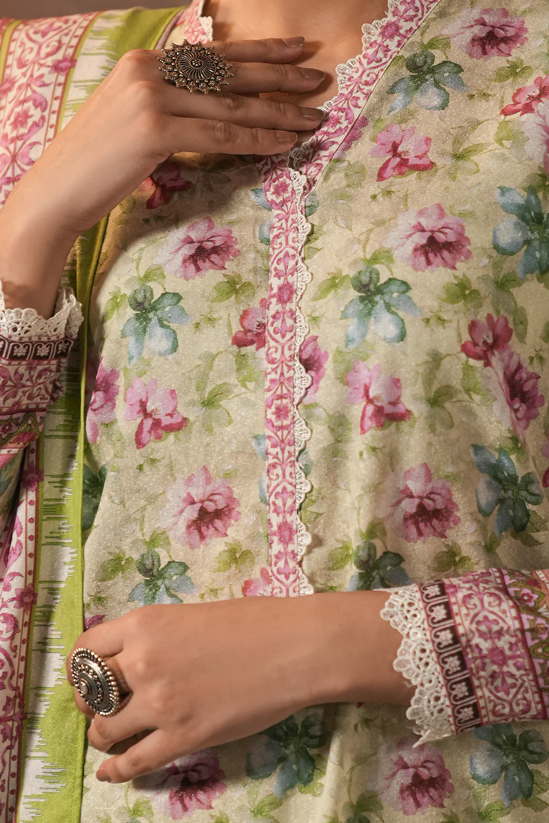 Shirt Shalwar Dupatta - 0458 - Image 4
