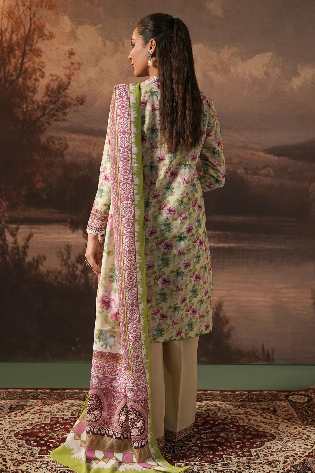 Shirt Shalwar Dupatta - 0458 - Image 5