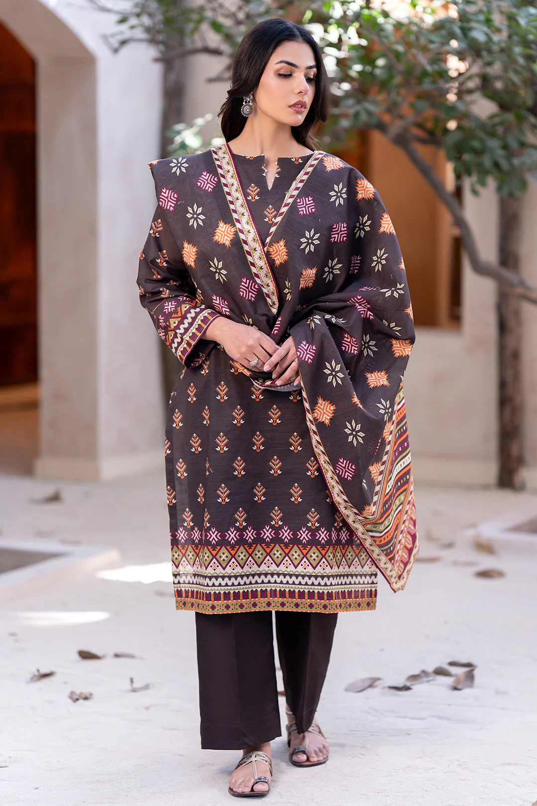 Shirt Shalwar Dupatta - 0562 - Image 3
