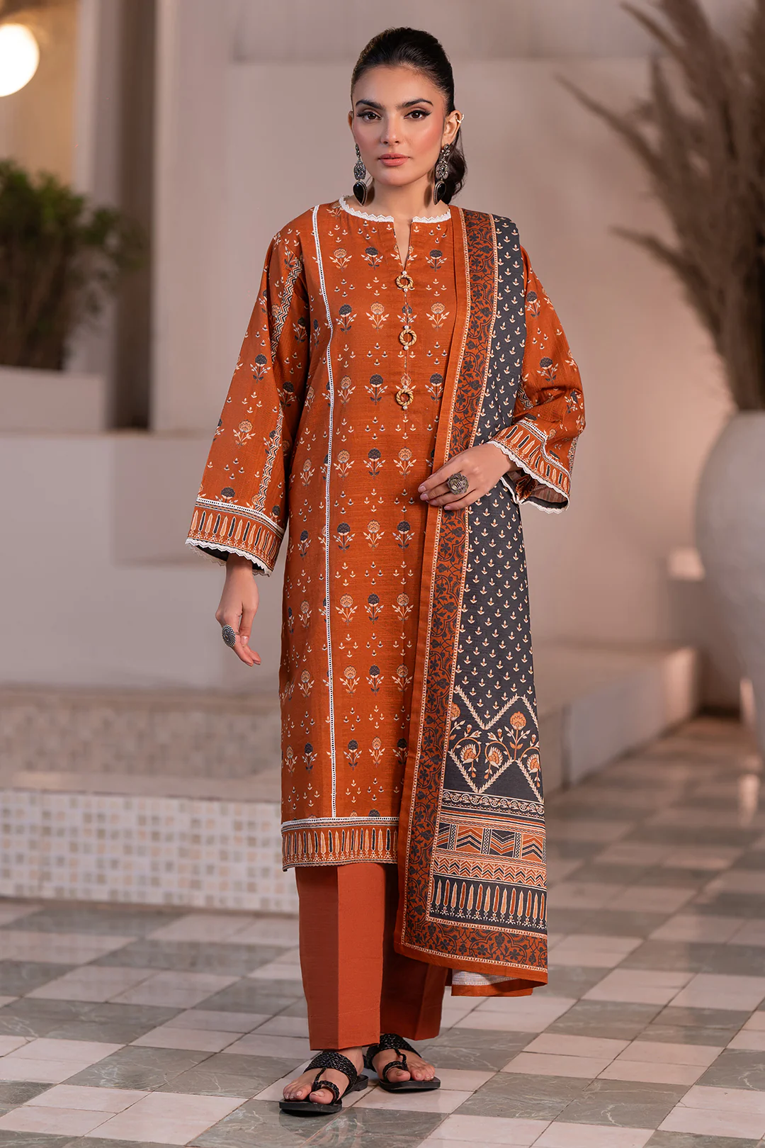 Shirt Shalwar Dupatta - 0575