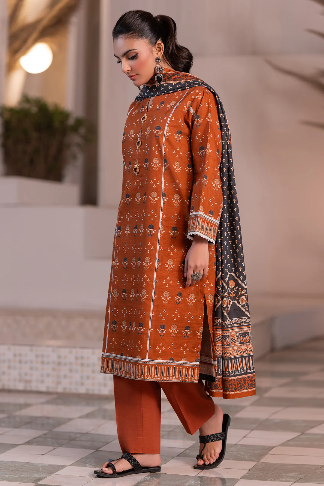 Shirt Shalwar Dupatta - 0575 - Image 3