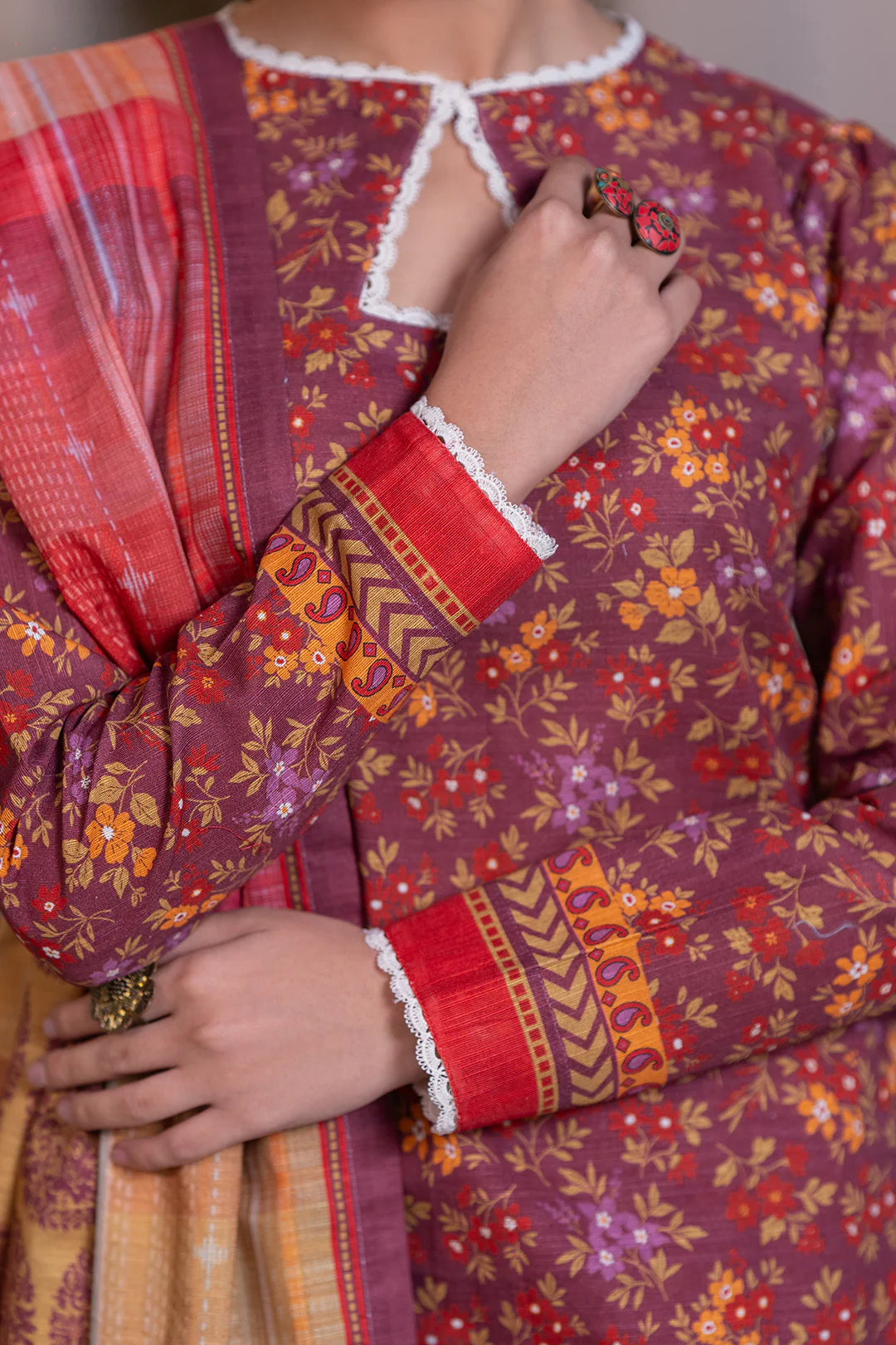 Shirt Shalwar Dupatta - 0585 - Image 3
