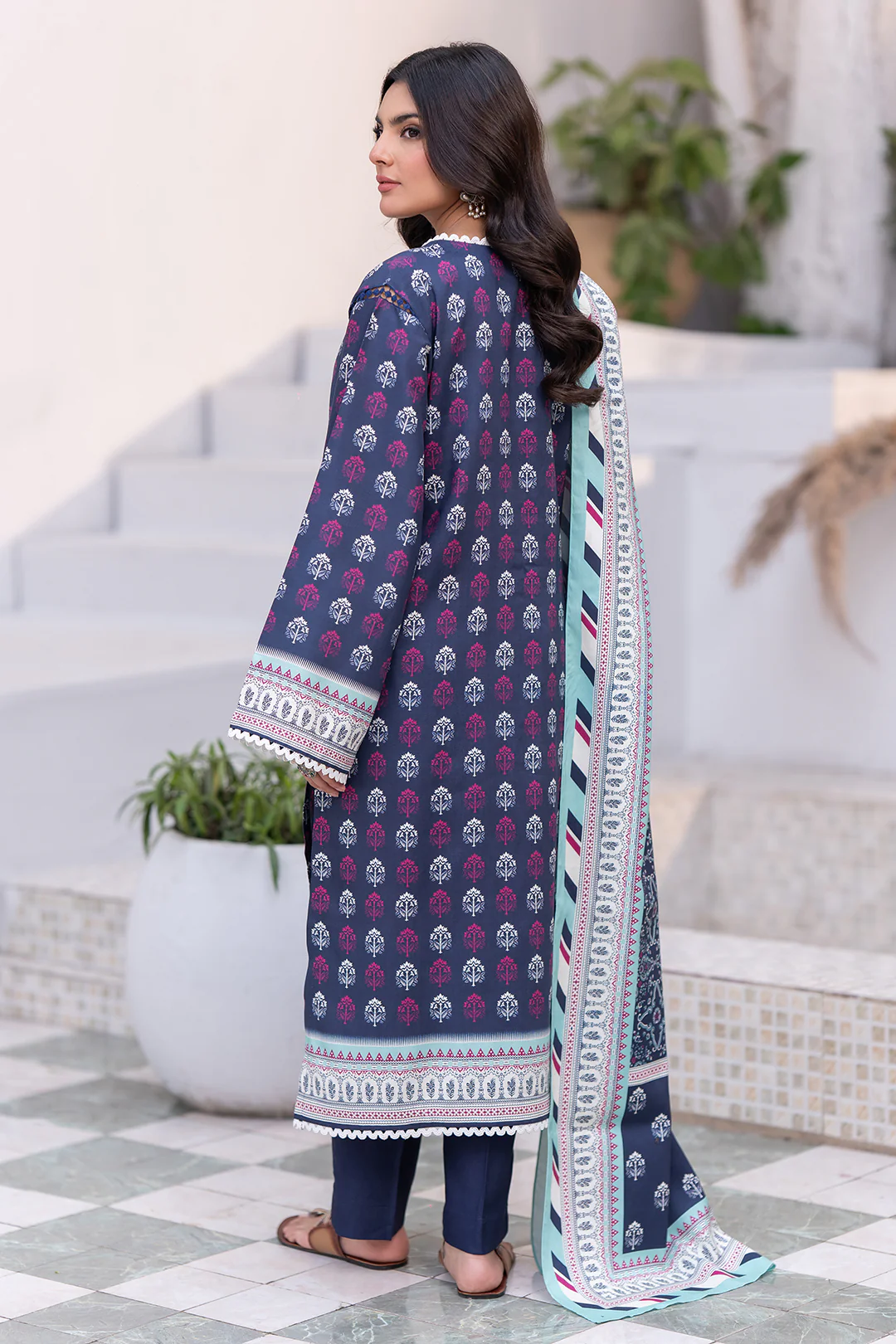Shirt Shalwar Dupatta - 0587 - Image 5