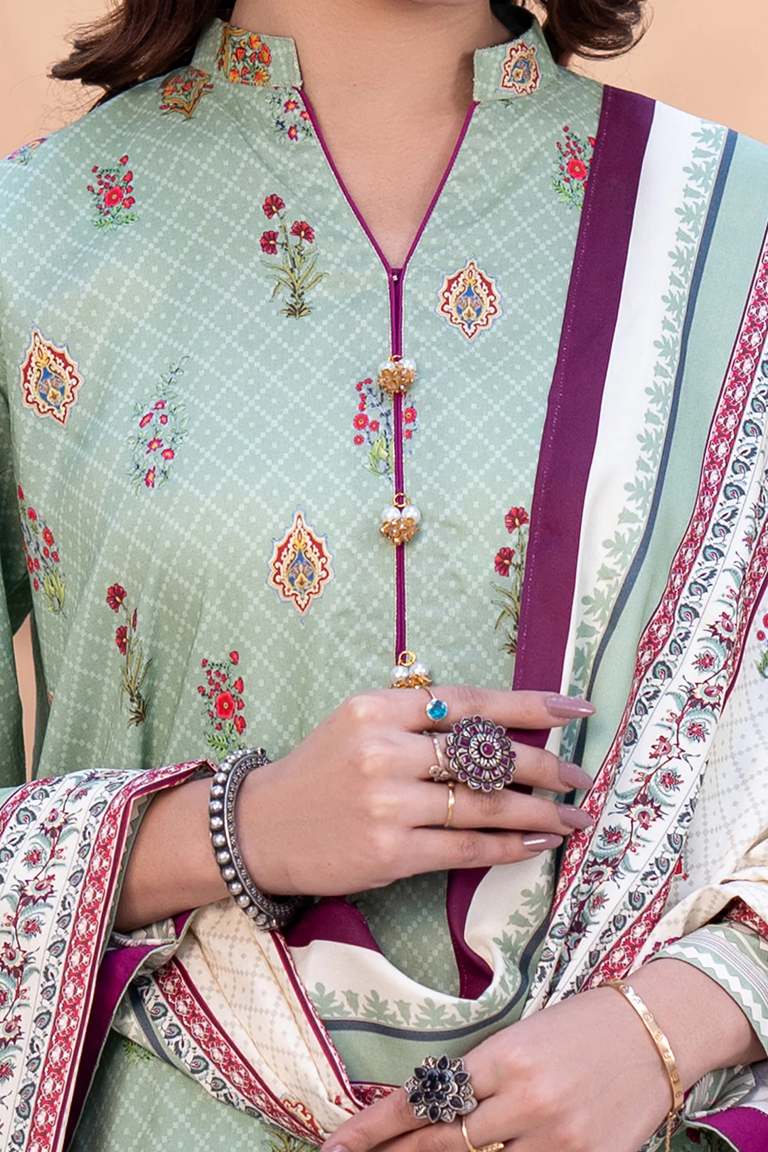 Shirt Shalwar Dupatta - 0588 - Image 4