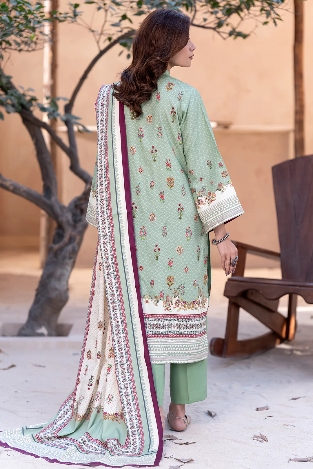 Shirt Shalwar Dupatta - 0588 - Image 5