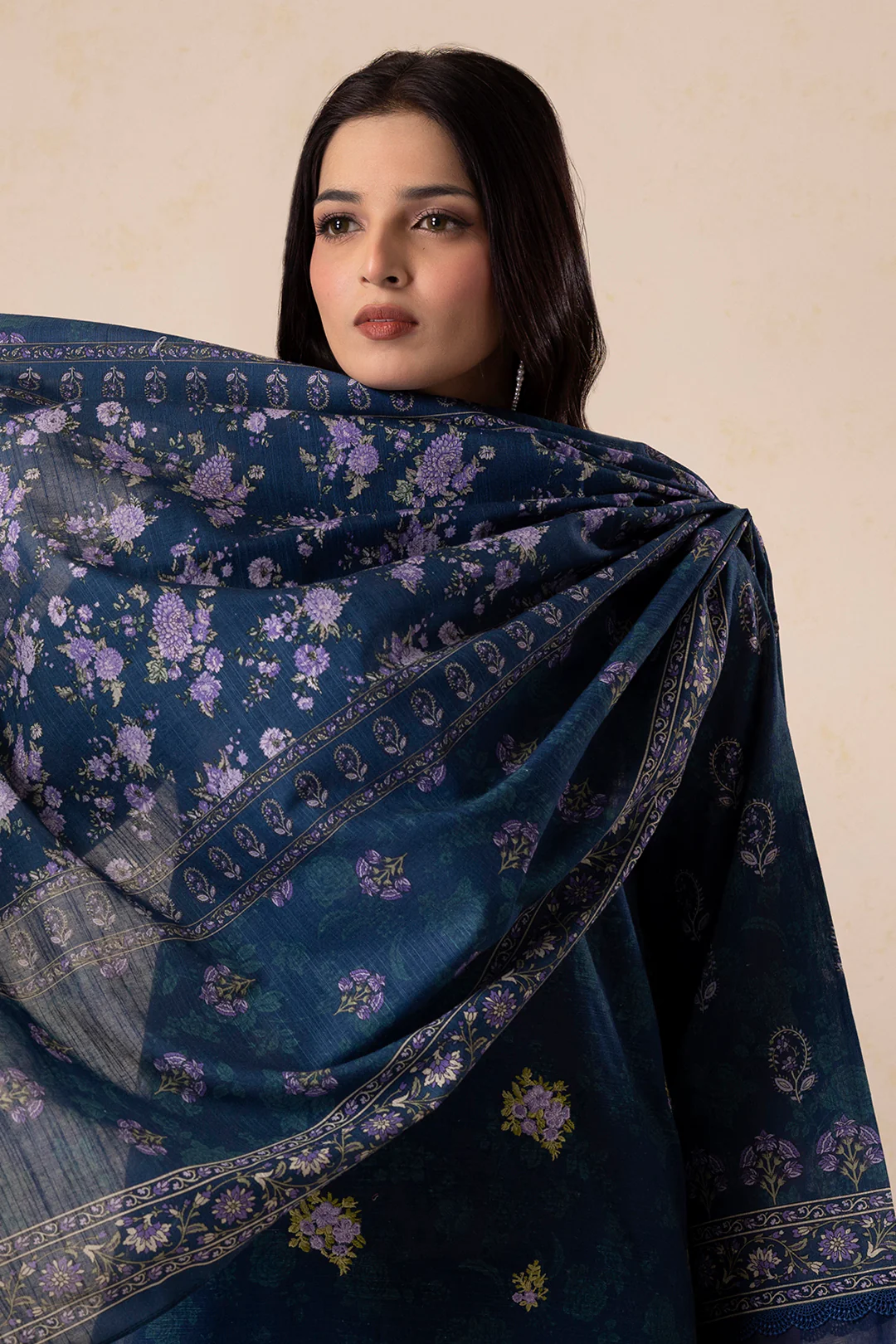 Embroidered Shirt Shalwar Dupatta - 0157 - Image 6