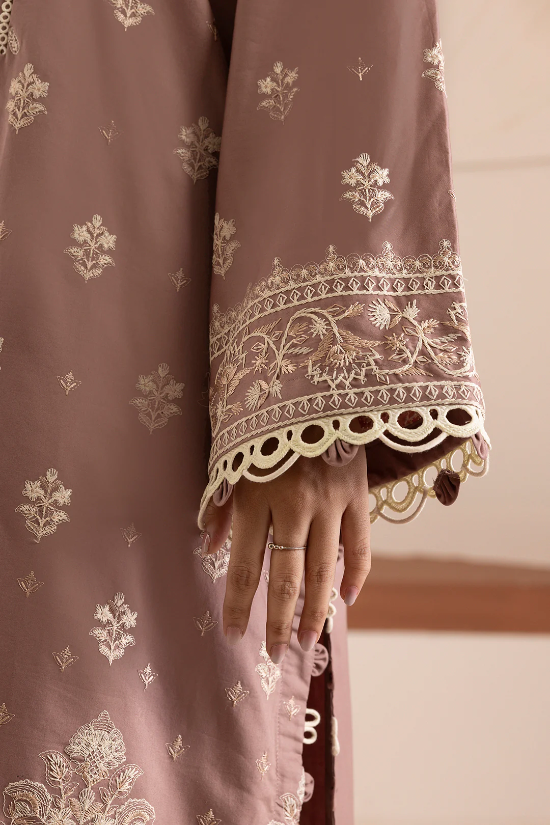 Embroidered Shirt Shalwar Dupatta - 0270 - Image 9