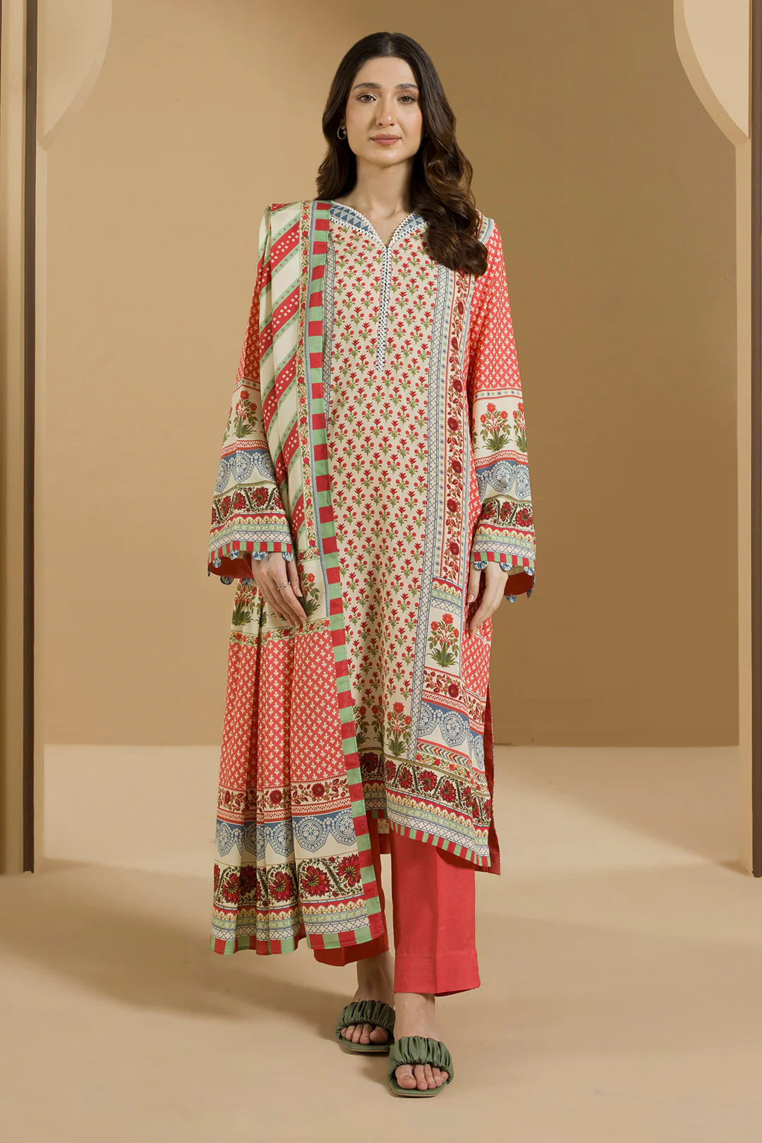 Shirt Shalwar Dupatta - 0100 - Image 3