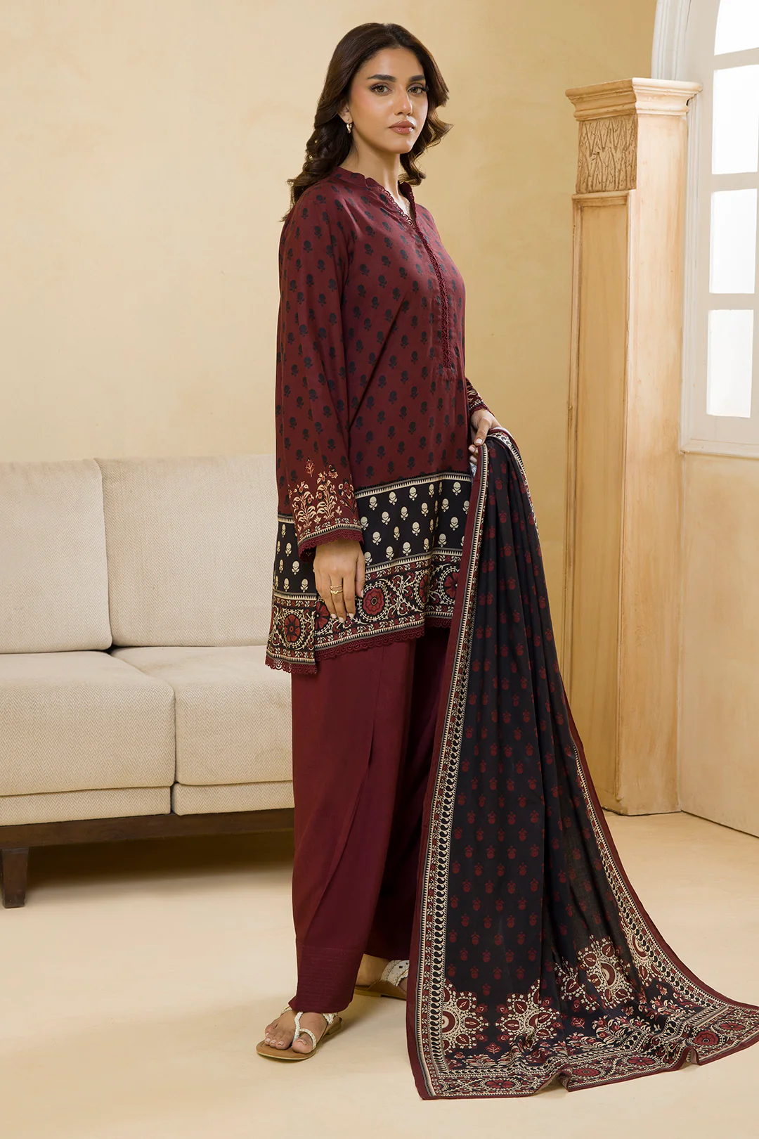 Shirt Shalwar Dupatta - 0107 - Image 4