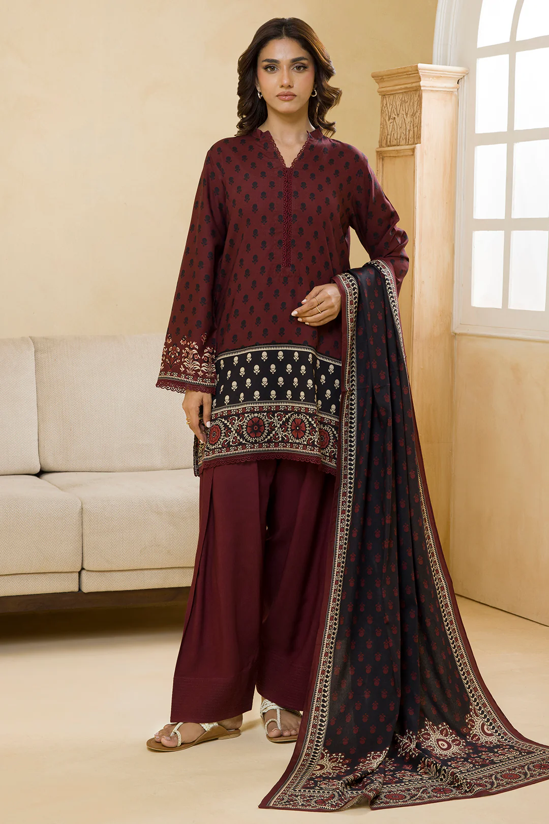 Shirt Shalwar Dupatta - 0107 - Image 5