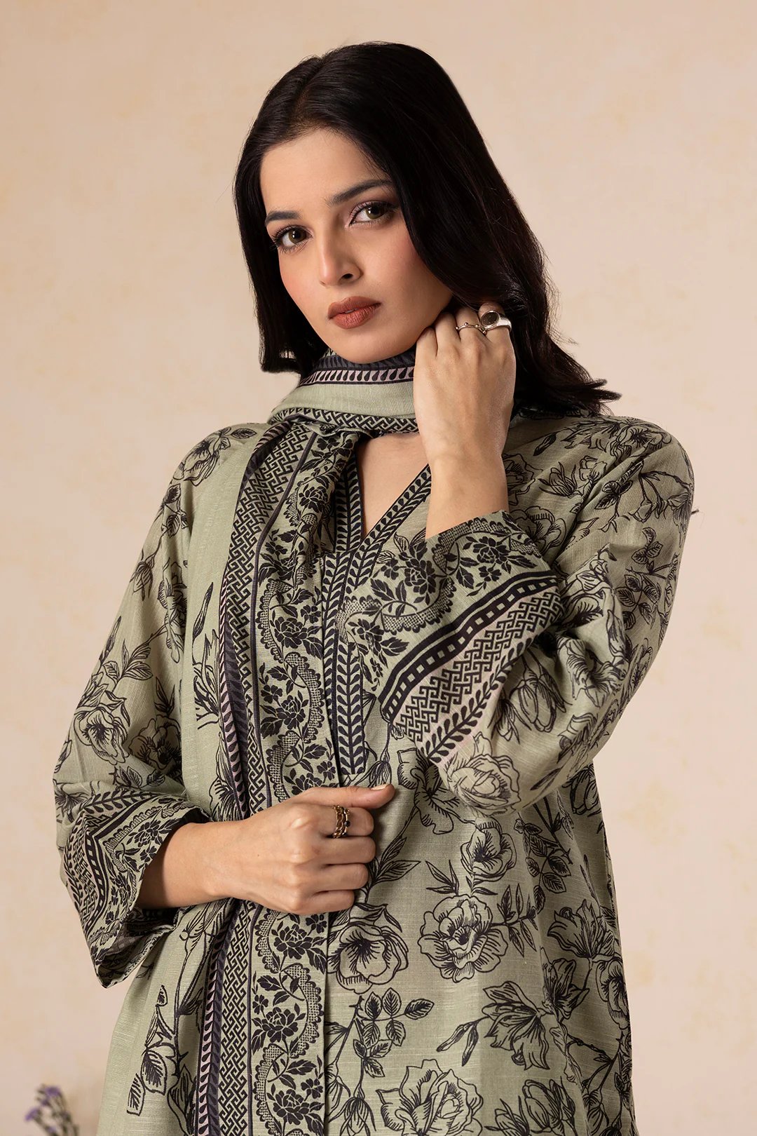 Shirt Shalwar Dupatta - 0135 - Image 3