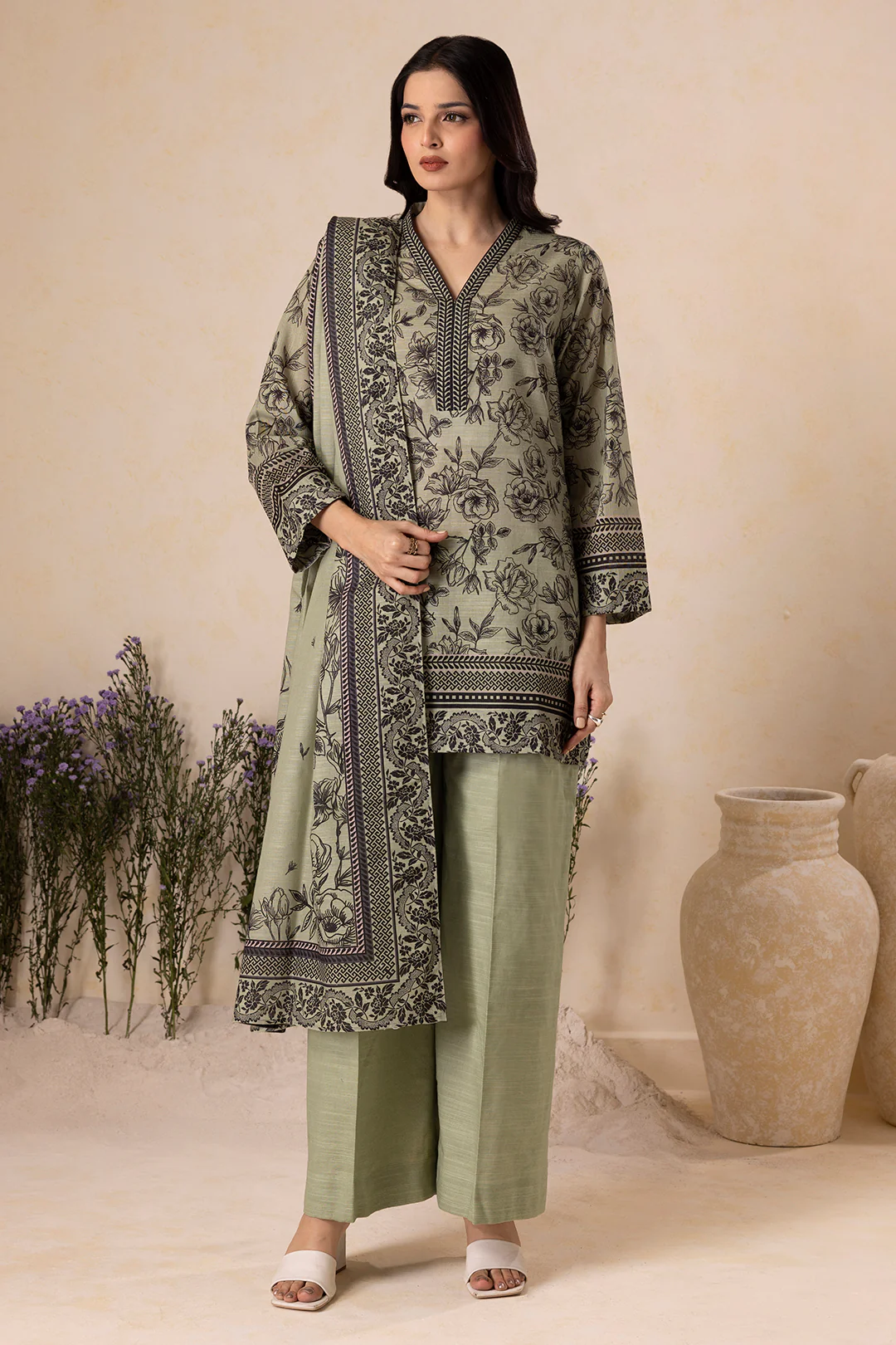 Shirt Shalwar Dupatta - 0135 - Image 5