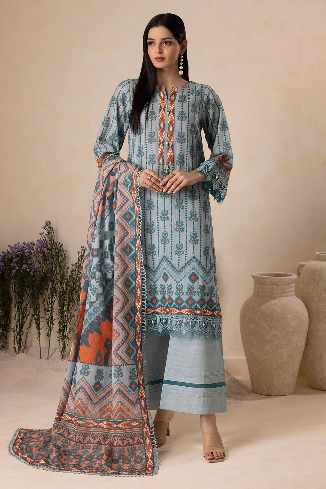 Shirt Shalwar Dupatta - 0136 - Image 8