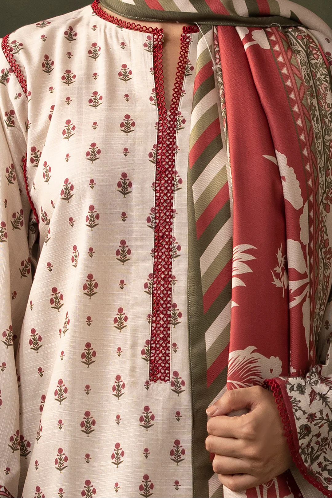 Shirt Shalwar Shawl - 0283 - Image 4