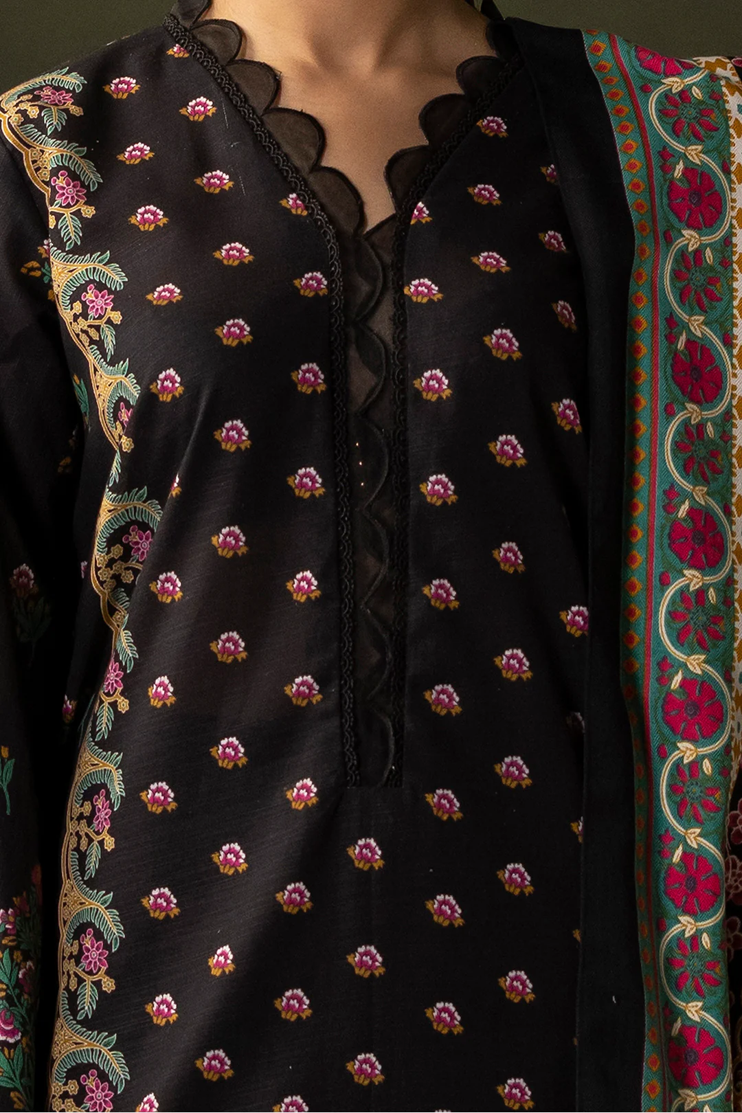 Shirt Shalwar Shawl - 0286 - Image 4