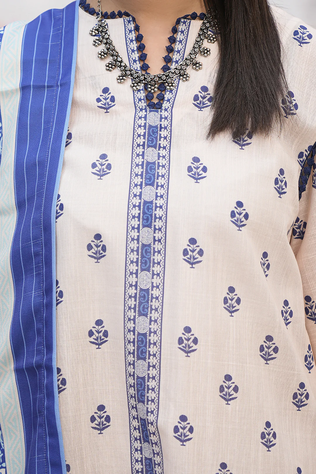 Shirt Shalwar Shawl - 0382 - Image 4