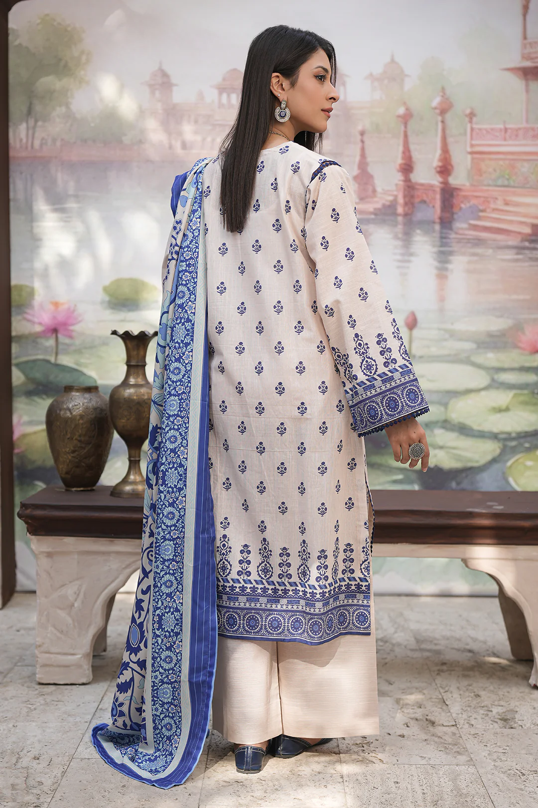 Shirt Shalwar Shawl - 0382 - Image 5