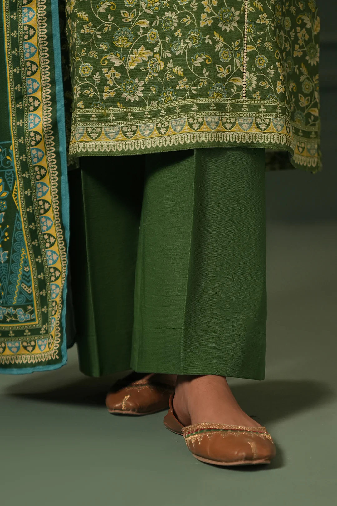 Shirt Shalwar Shawl - 0384 - Image 3