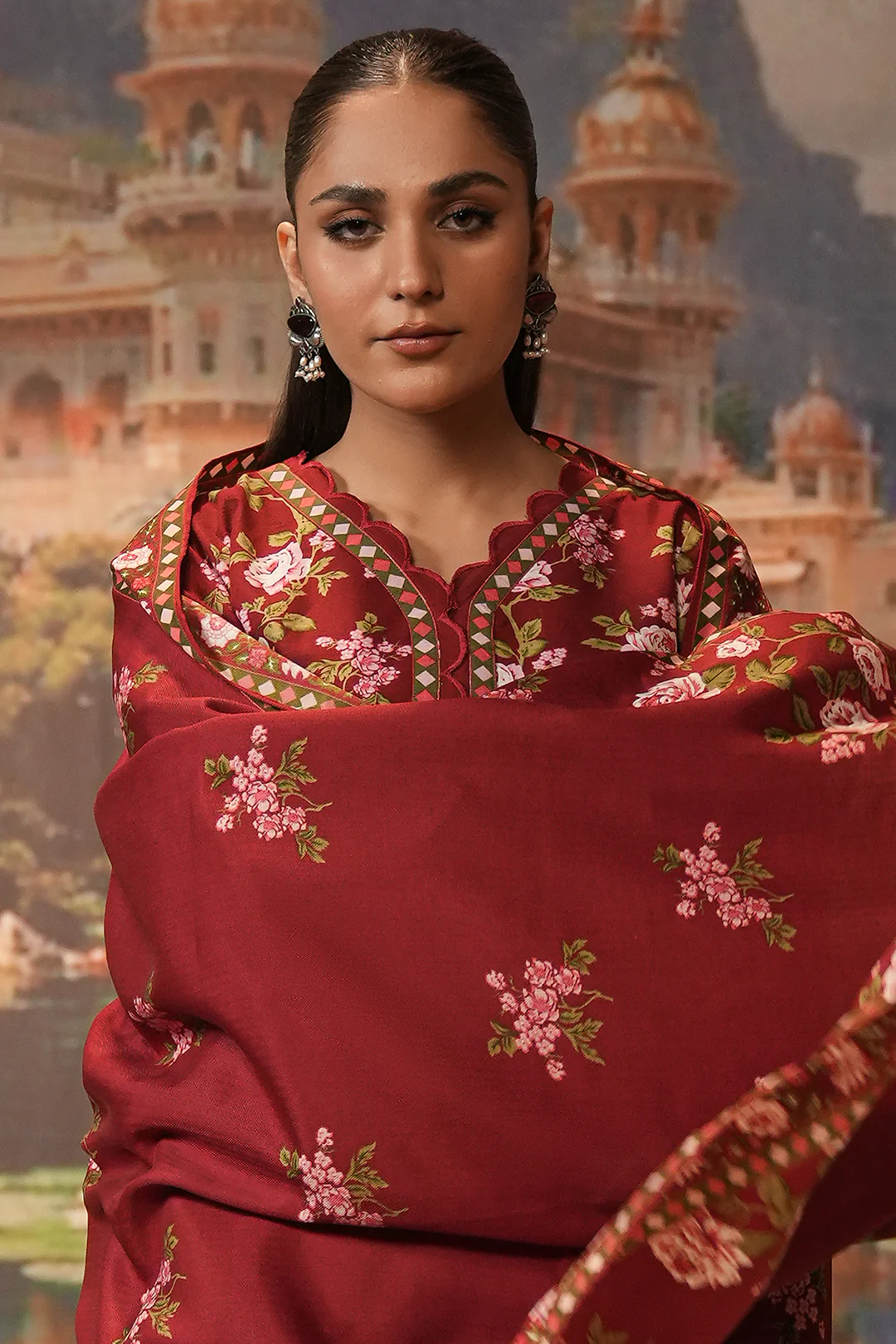 Shirt Shalwar Shawl - 0389 - Image 2