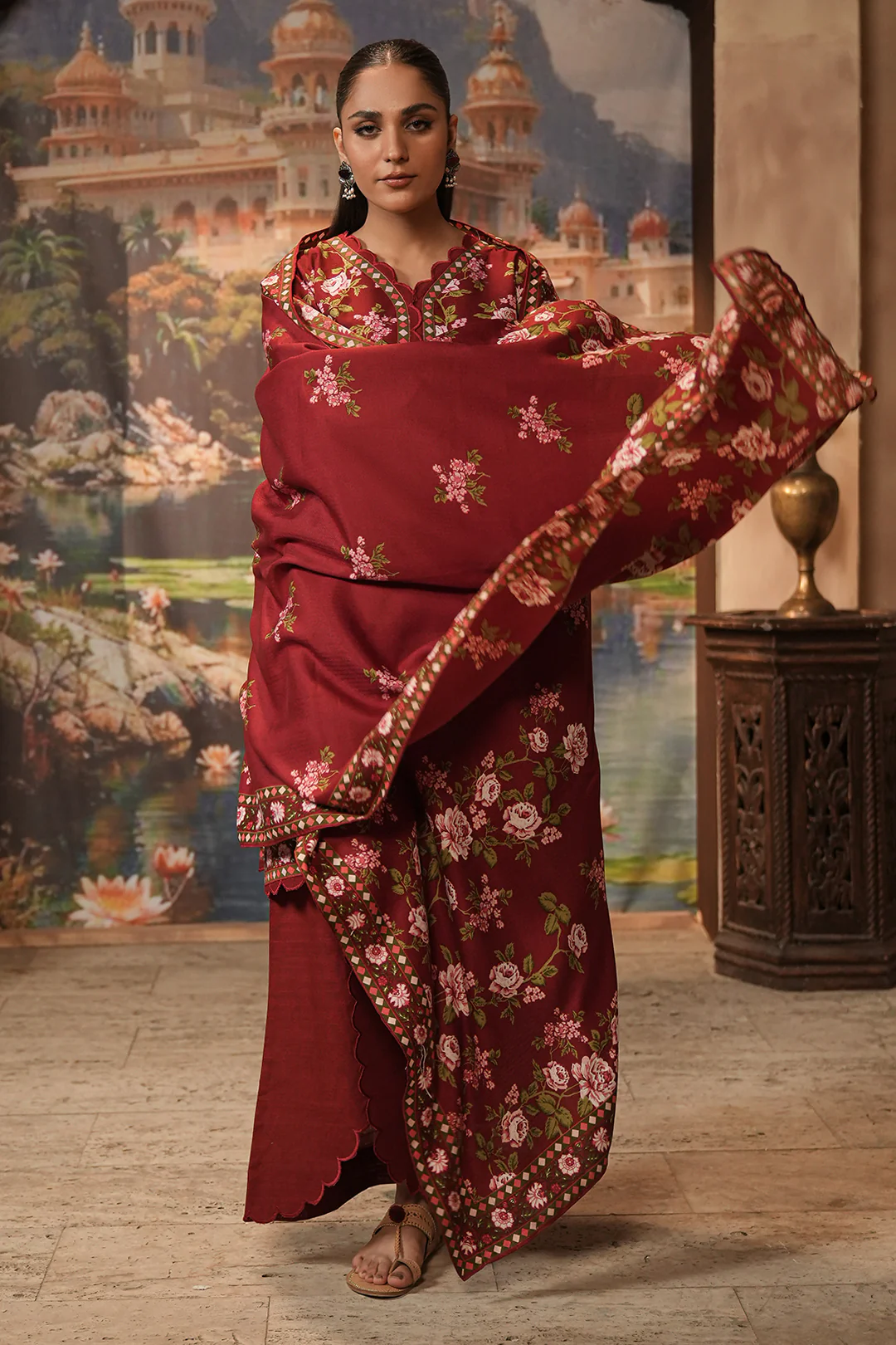 Shirt Shalwar Shawl - 0389 - Image 3